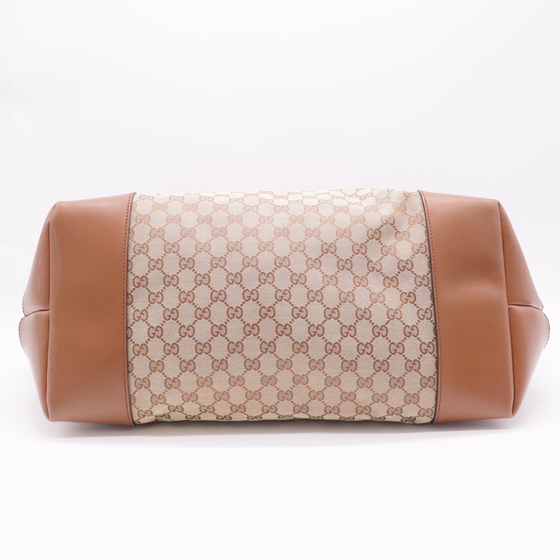 GG Canvas Web Tote Large