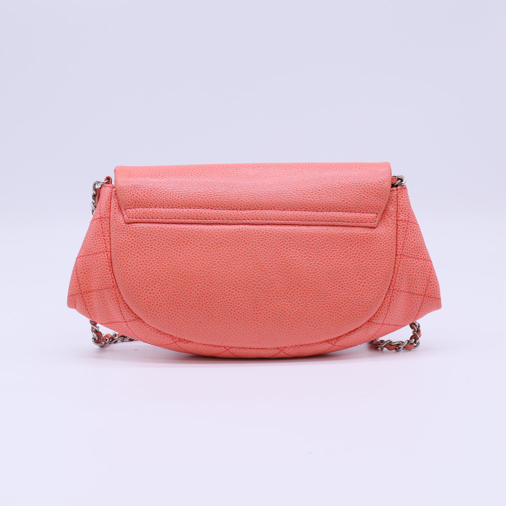 Chanel Half Moon Wallet on Chain (WOC) B22737