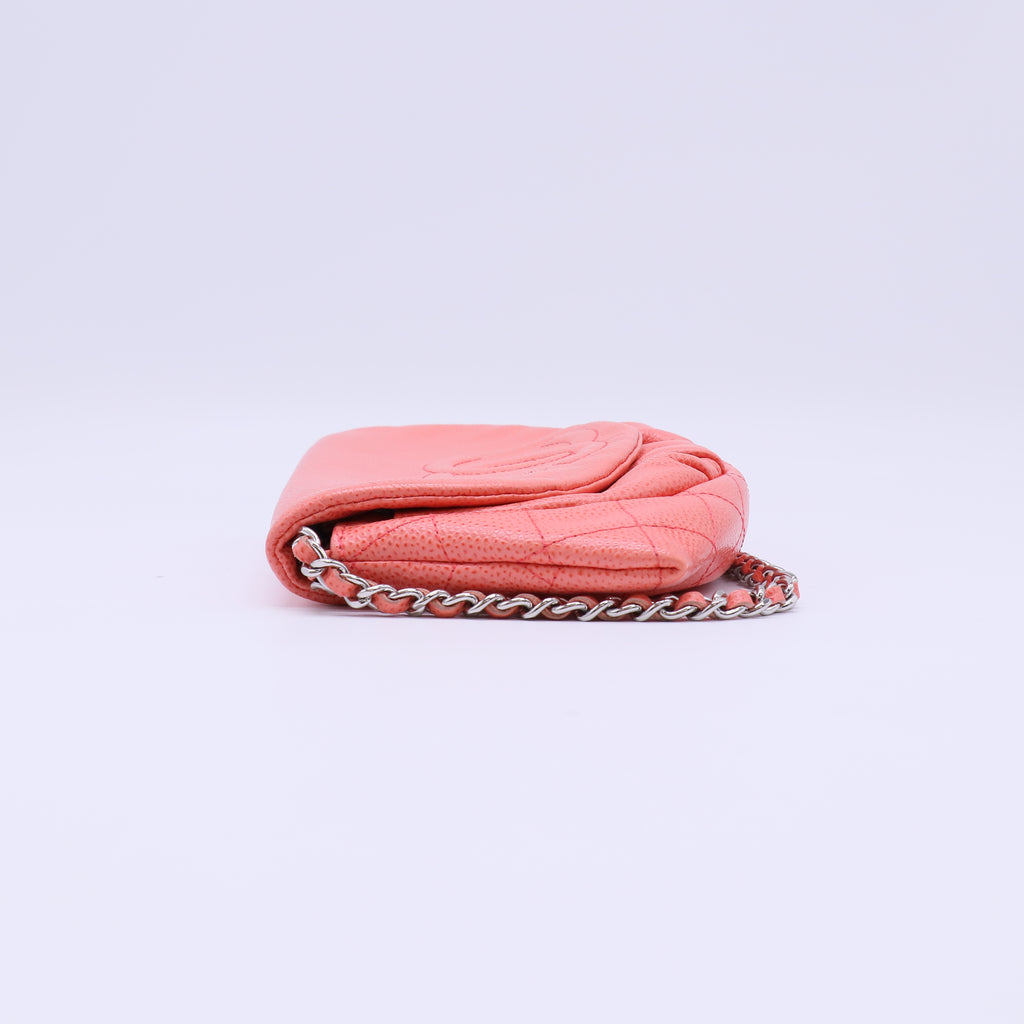 Chanel Half Moon Wallet on Chain (WOC) B22737