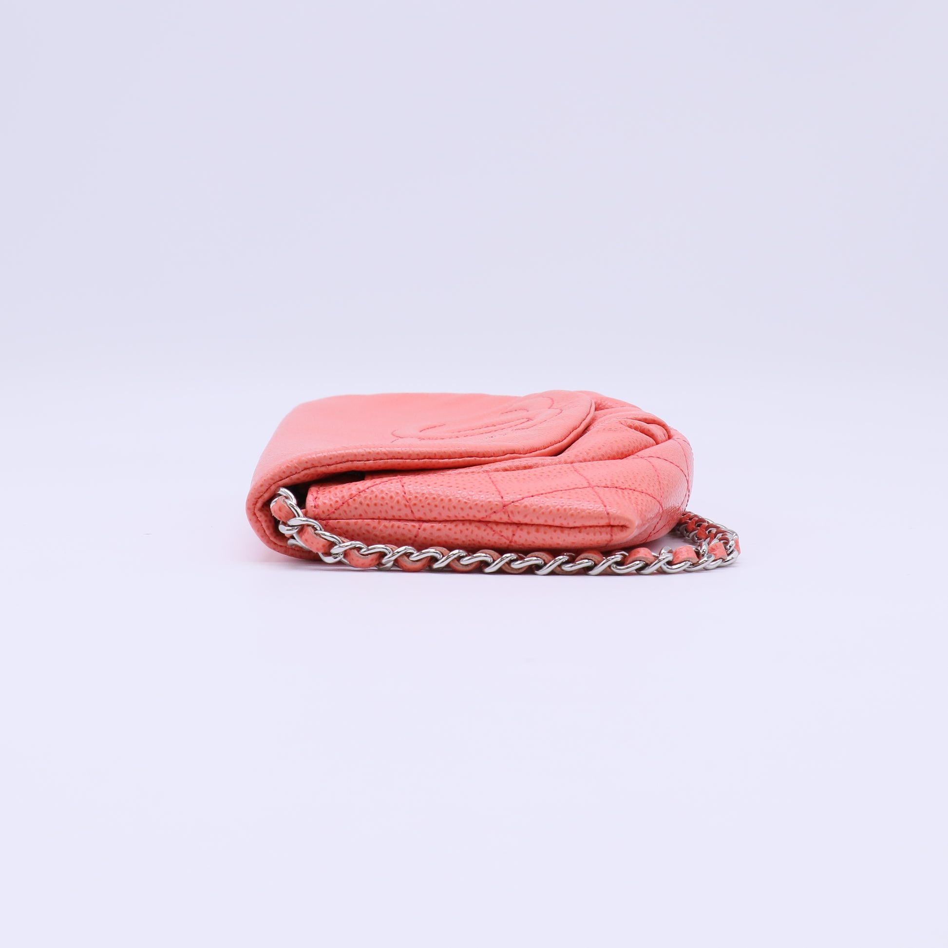 Chanel Half Moon Wallet on Chain (WOC) B22737