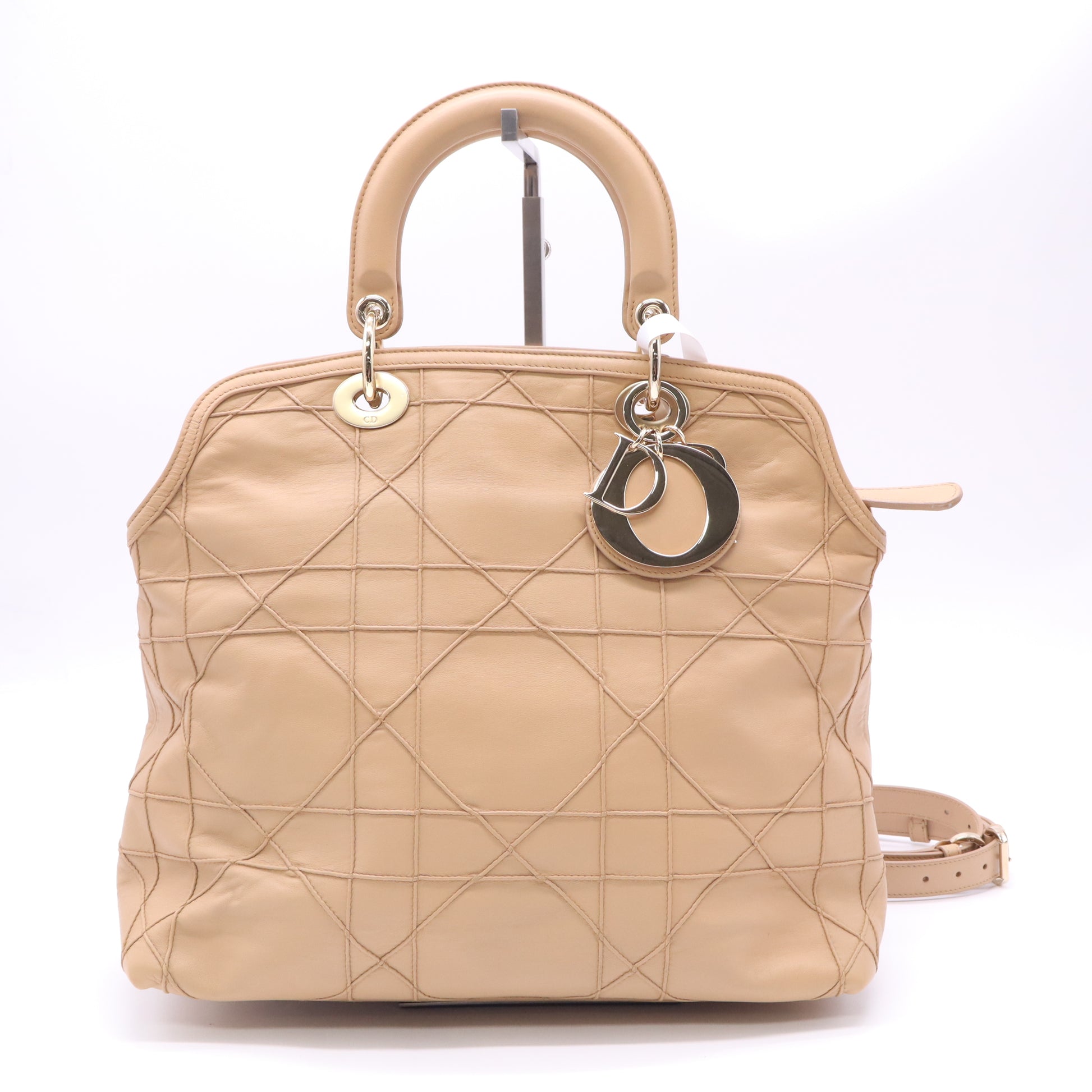 Christian Dior Cannage Granville Leather Tote Bag B23584
