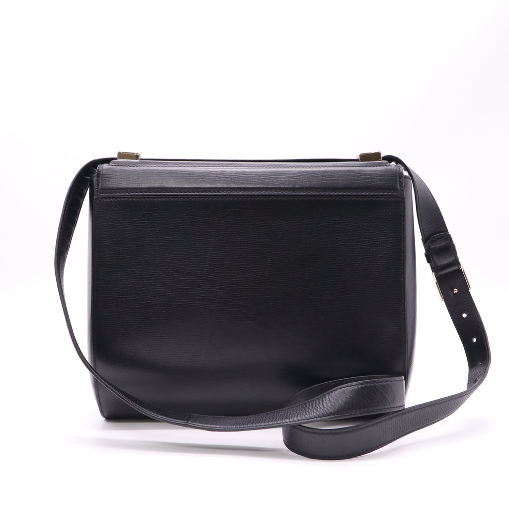 Blk Shoulder Bag Leather B20729