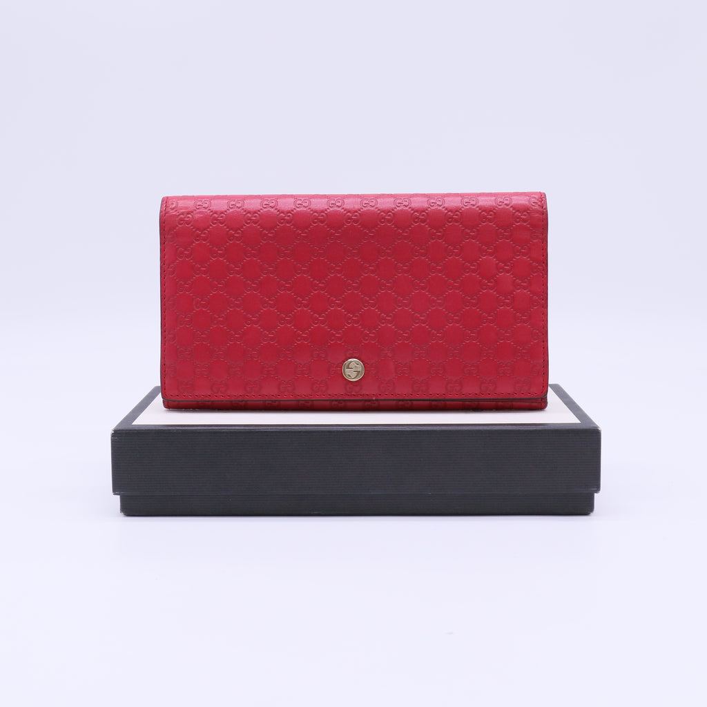 Gucci Microguccissima Continental Wallet W22118