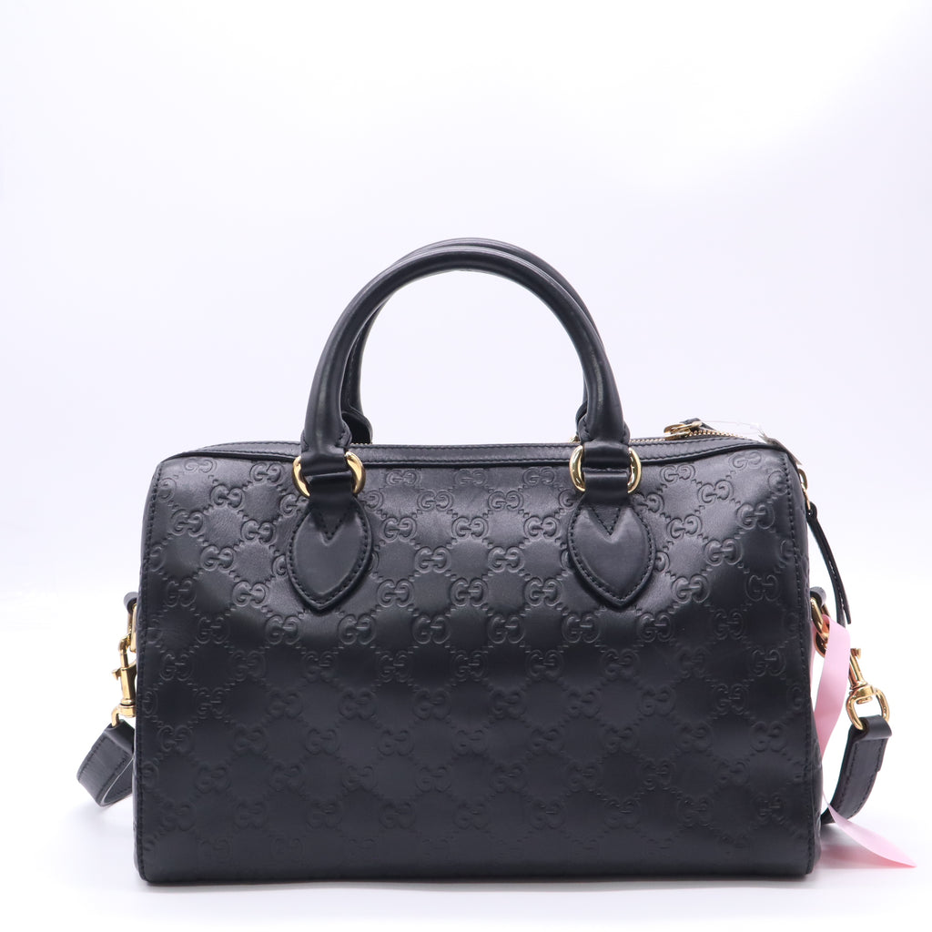 Gucci Signature Boston Bag Guccissima Leather Medium Twins LDJ5234