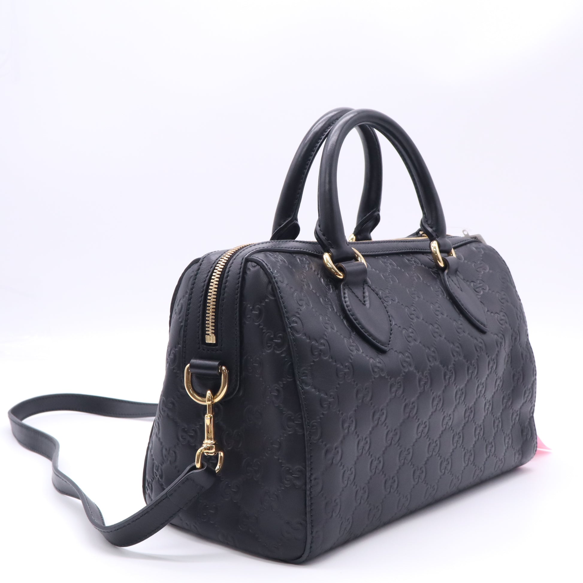Gucci Signature Boston Bag Guccissima Leather Medium Twins LDJ5234
