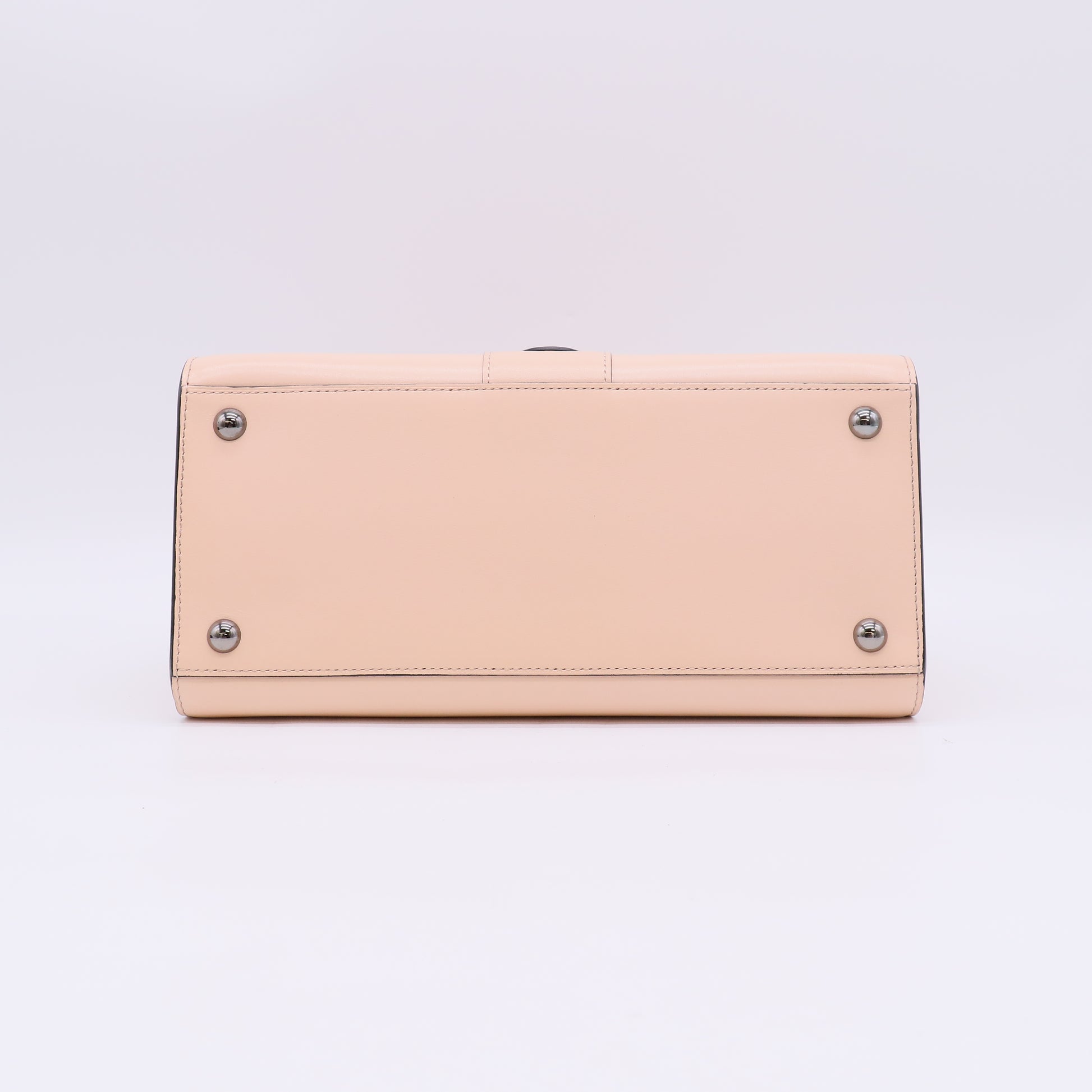 Delvaux Brillant Top Handle Bag Leather MM Twins B23792