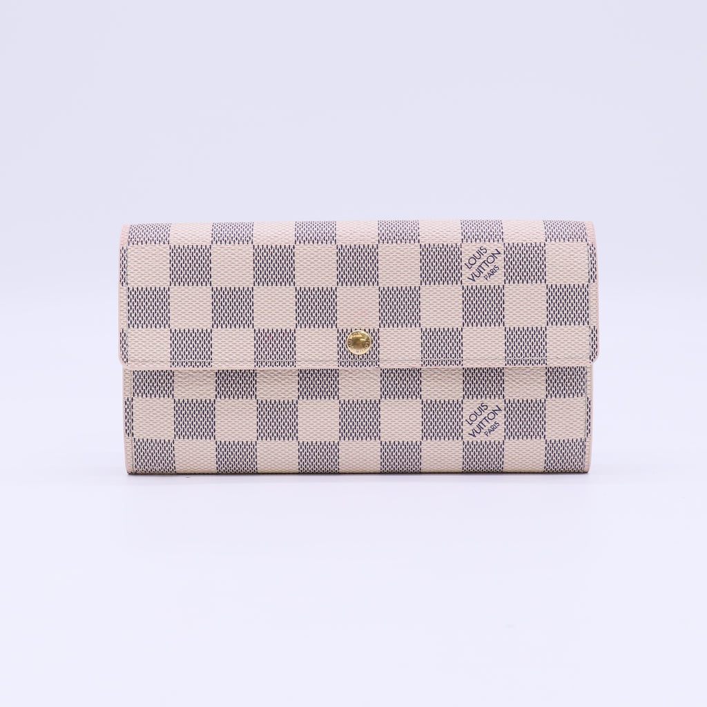 Louis Vuitton Damier Azur Canvas Sarah Wallet W22132