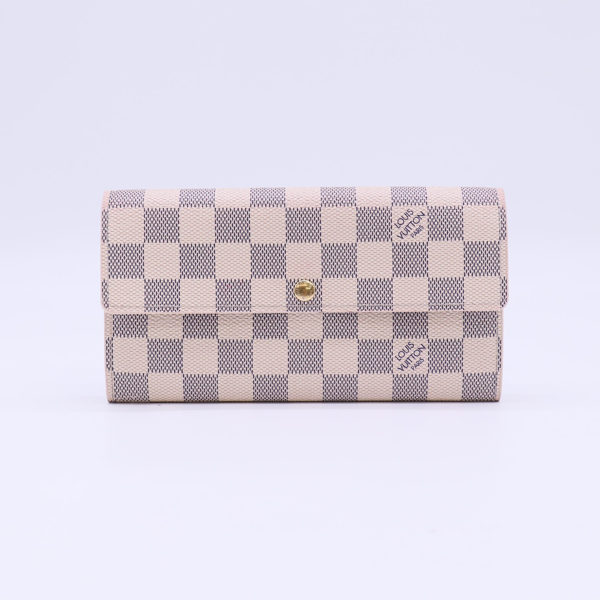 Louis Vuitton Damier Azur Canvas Sarah Wallet W22132