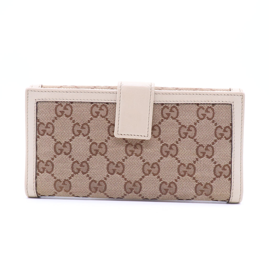 Gucci Monogram Sukey Continental Wallet Champagne W20947