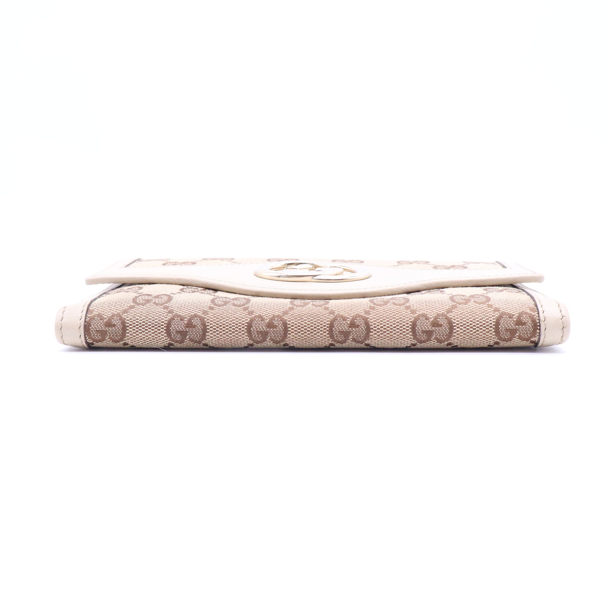 Gucci Monogram Sukey Continental Wallet Champagne W20947