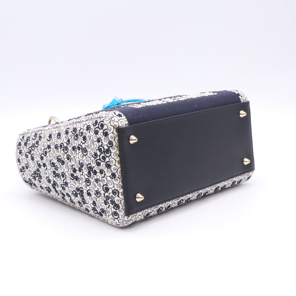 Christian Dior Embroidered La Roue de la Fortune Tarot Medium Lady Dior Bag Twins LDJ5205