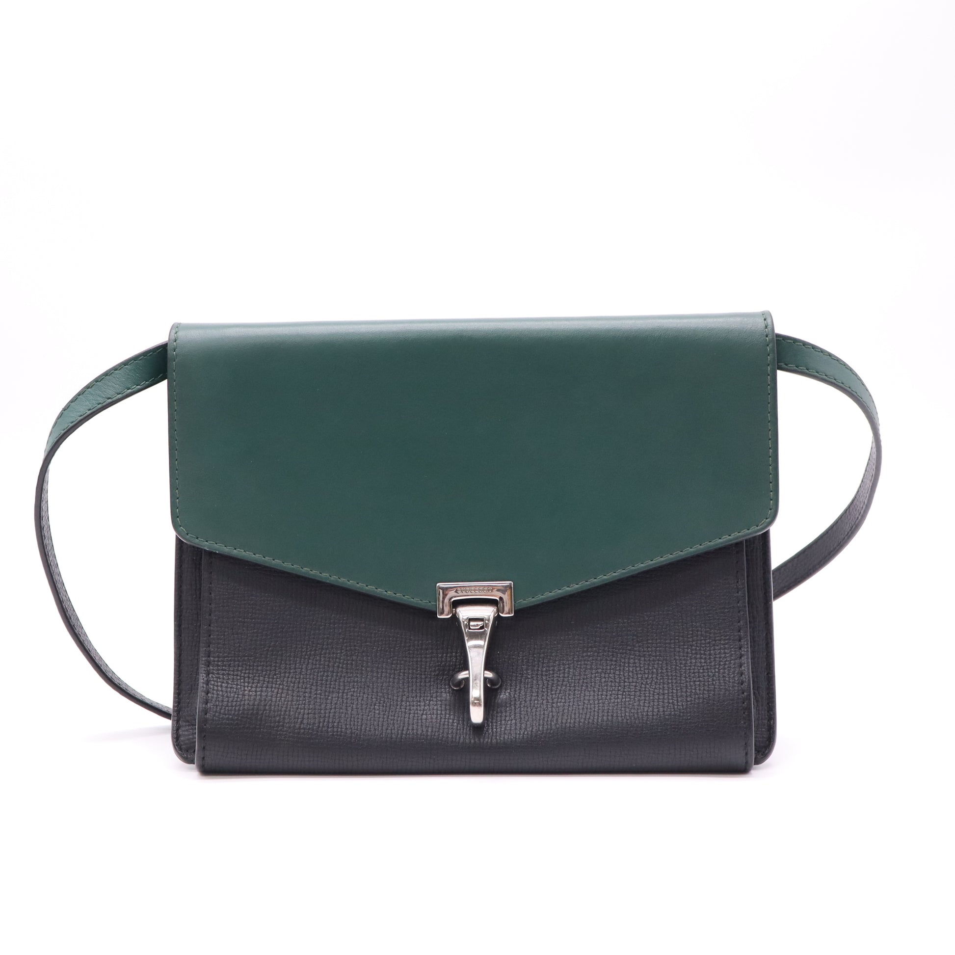 Burberry Small Macken Two-Tone Leather Crossbody Bag B22506