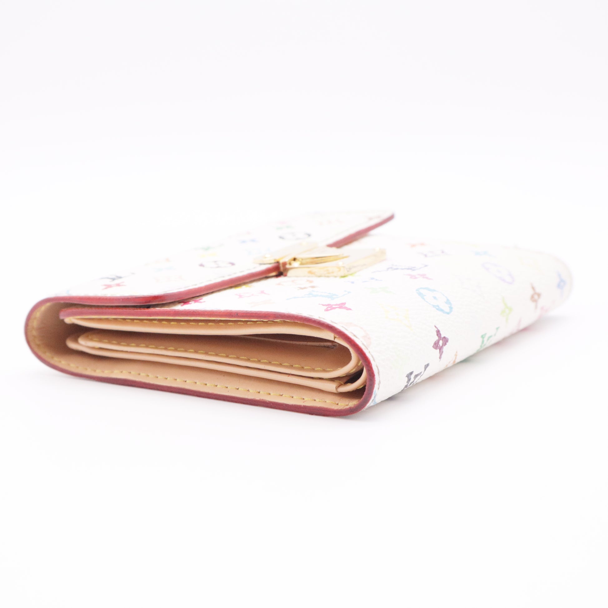 White Monogram Multicolore Koala Wallet
