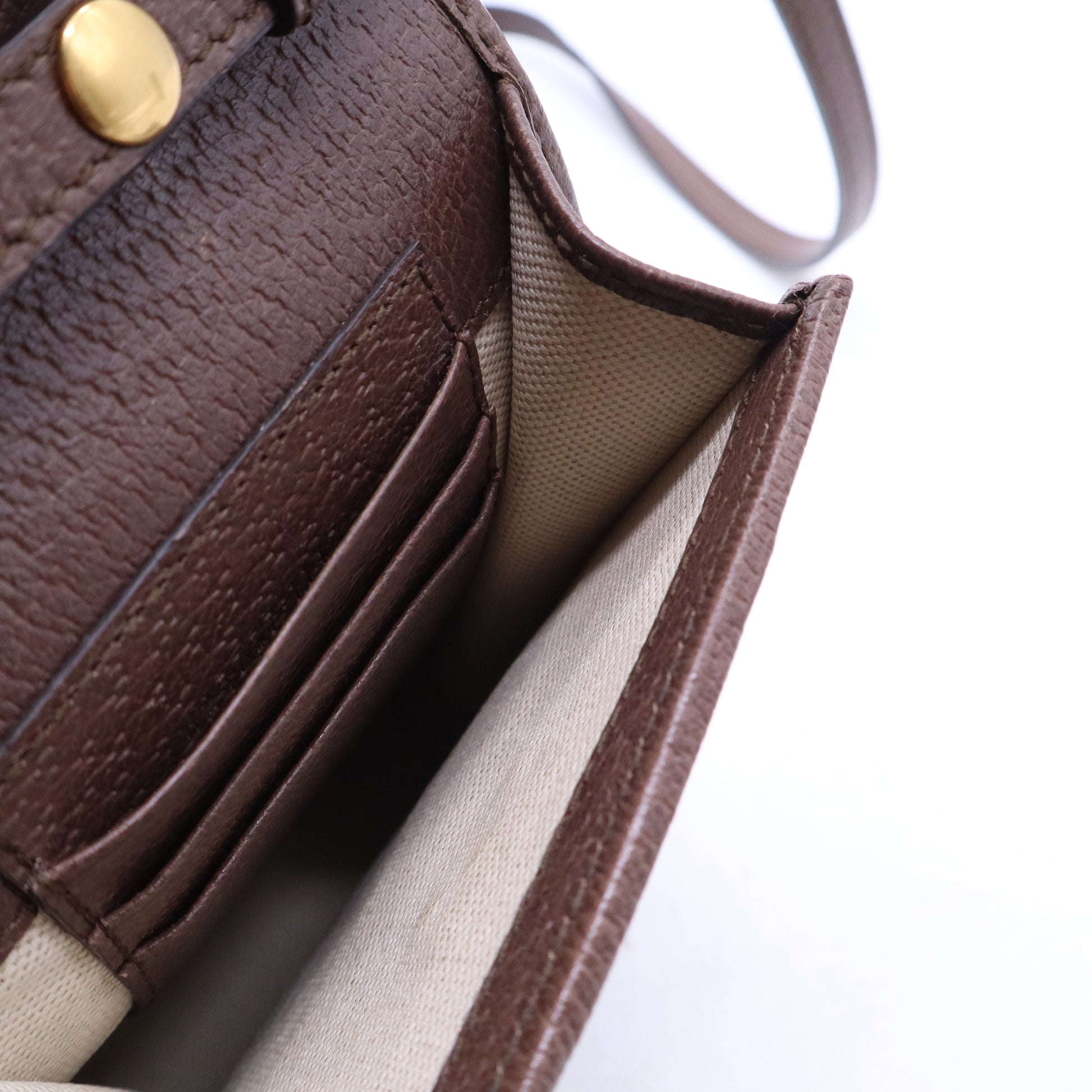 GG Supreme Monogram Web Mini Ophidia Crossbody Bag Beige New Acero B21141
