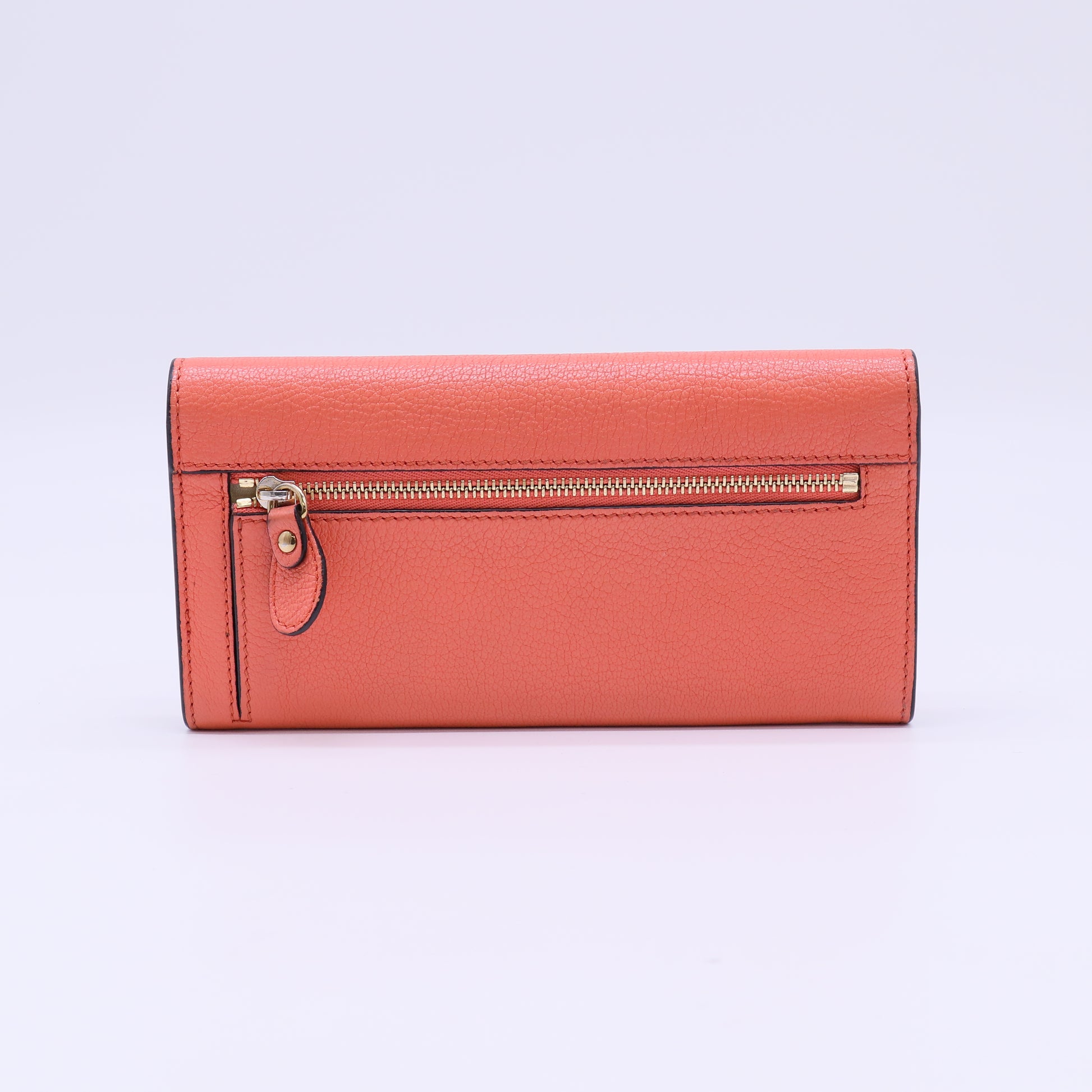 Chloé Elsie Leather Continental Flap Wallet W22106