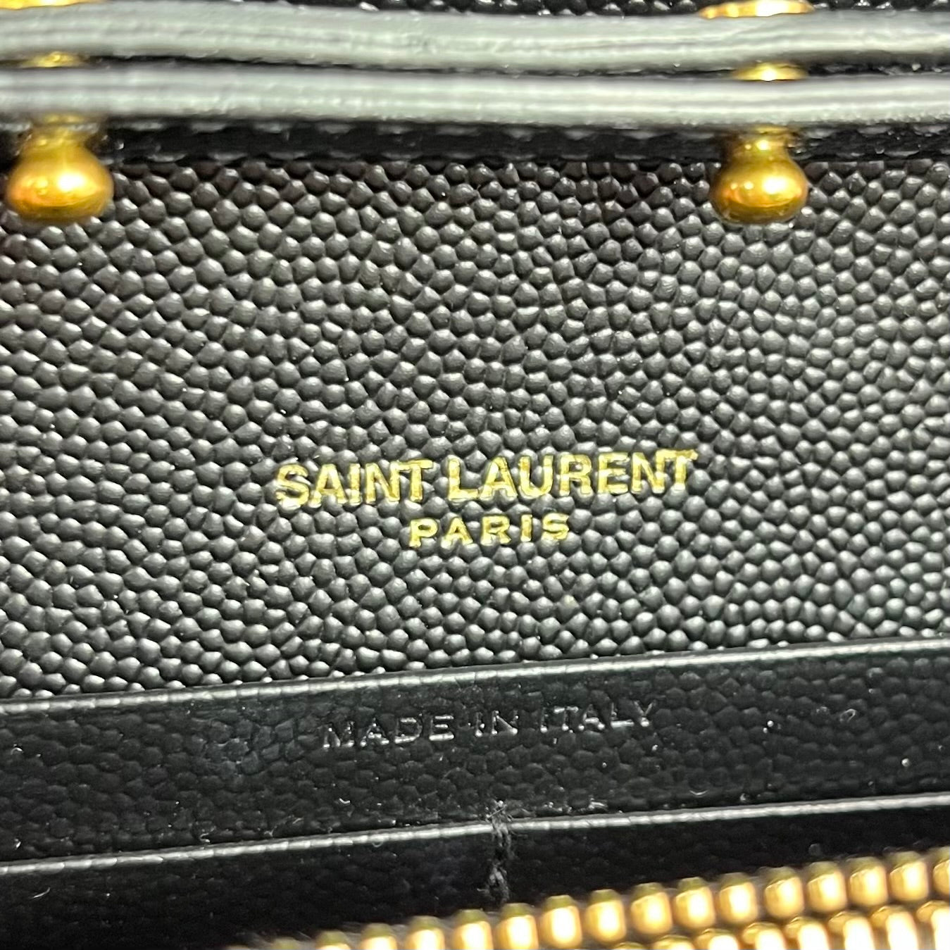 Bi-Fold Black Caviar Leather twins