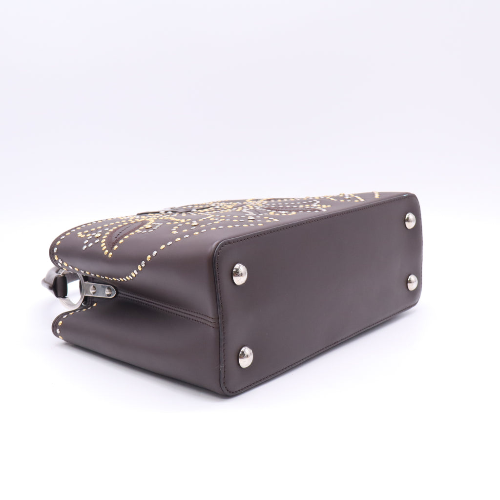 Louis Vuitton  Studded Capucines Twins LDJ5202