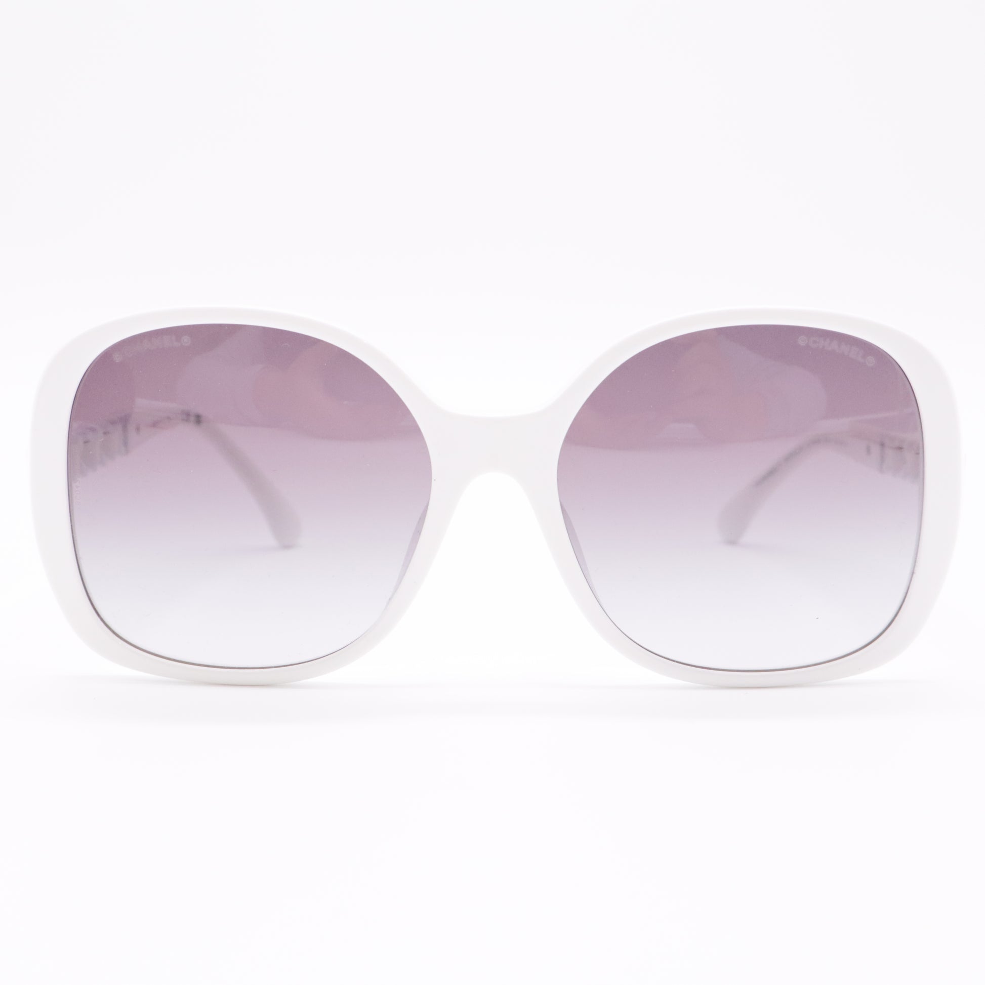 Interlocking CC Logo Oversize Sunglasses twins