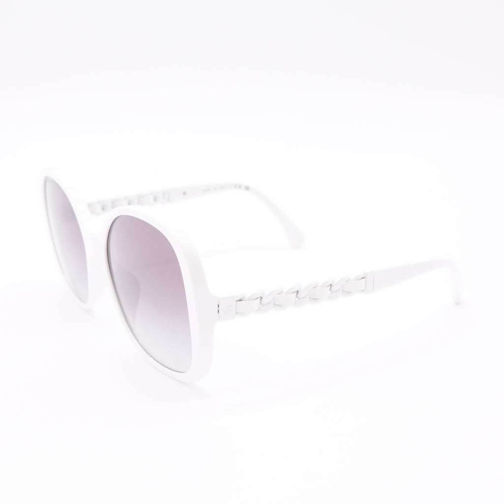 Interlocking CC Logo Oversize Sunglasses twins