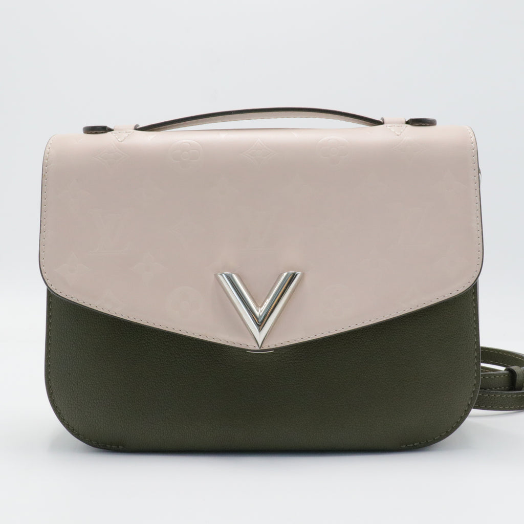 Calfskin Very Messenger Kaki