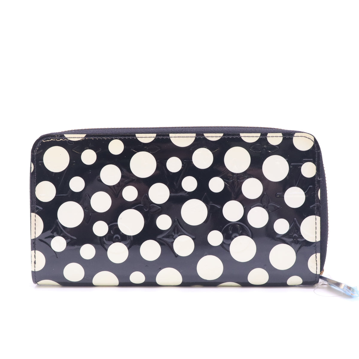 Louis Vuitton x Yayoi Kusama Limited Edition Monogram Vernis Dots Infinity Zippy Wallet Twins LDJ6334