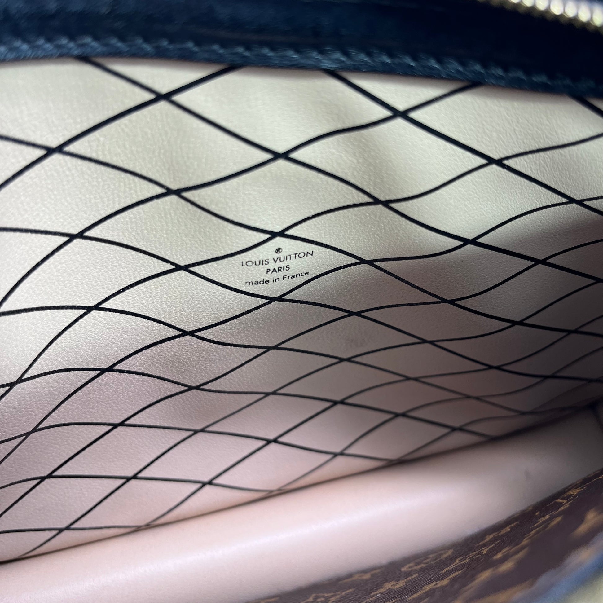 Reverse Monogram Trunk Clutch Black For Gisel