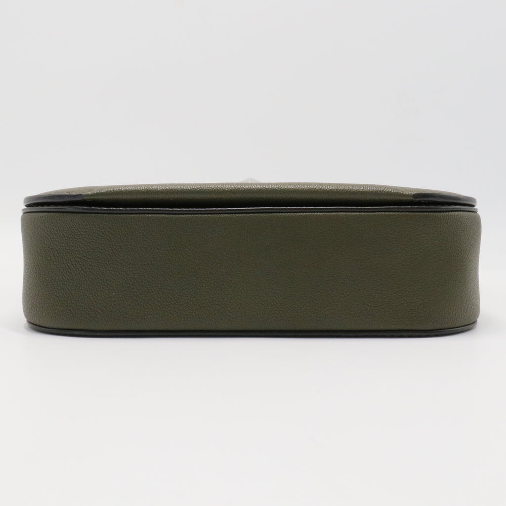 Calfskin Very Messenger Kaki