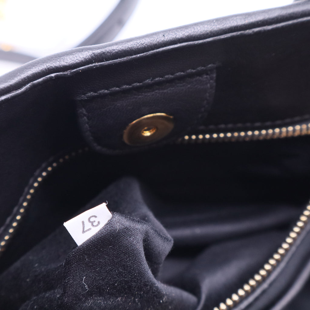 Nappa Matelasse Purse Bag in Black B12097