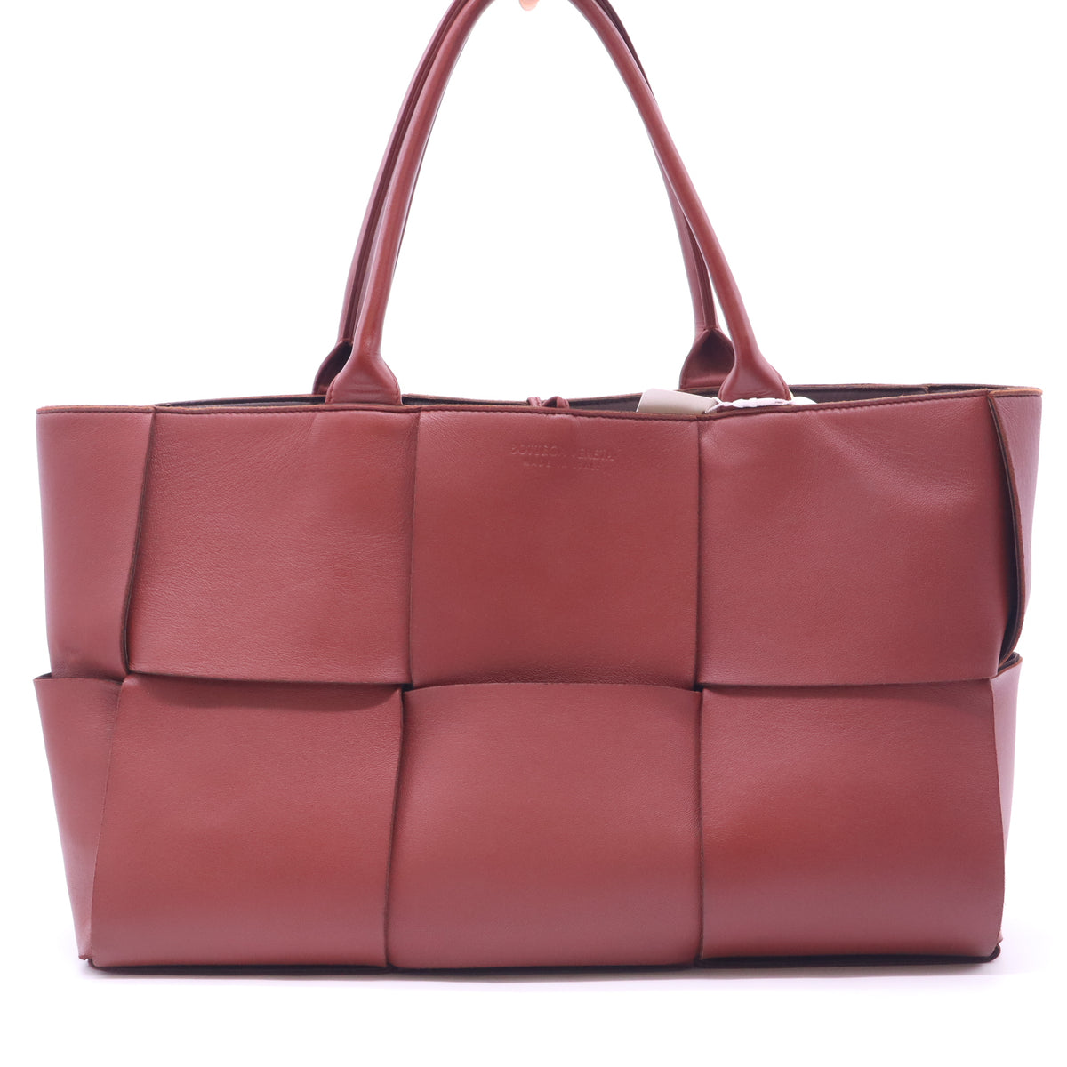 Bottega Veneta Nappa Maxi Intrecciato Medium Arco Tote Rust twins B24300