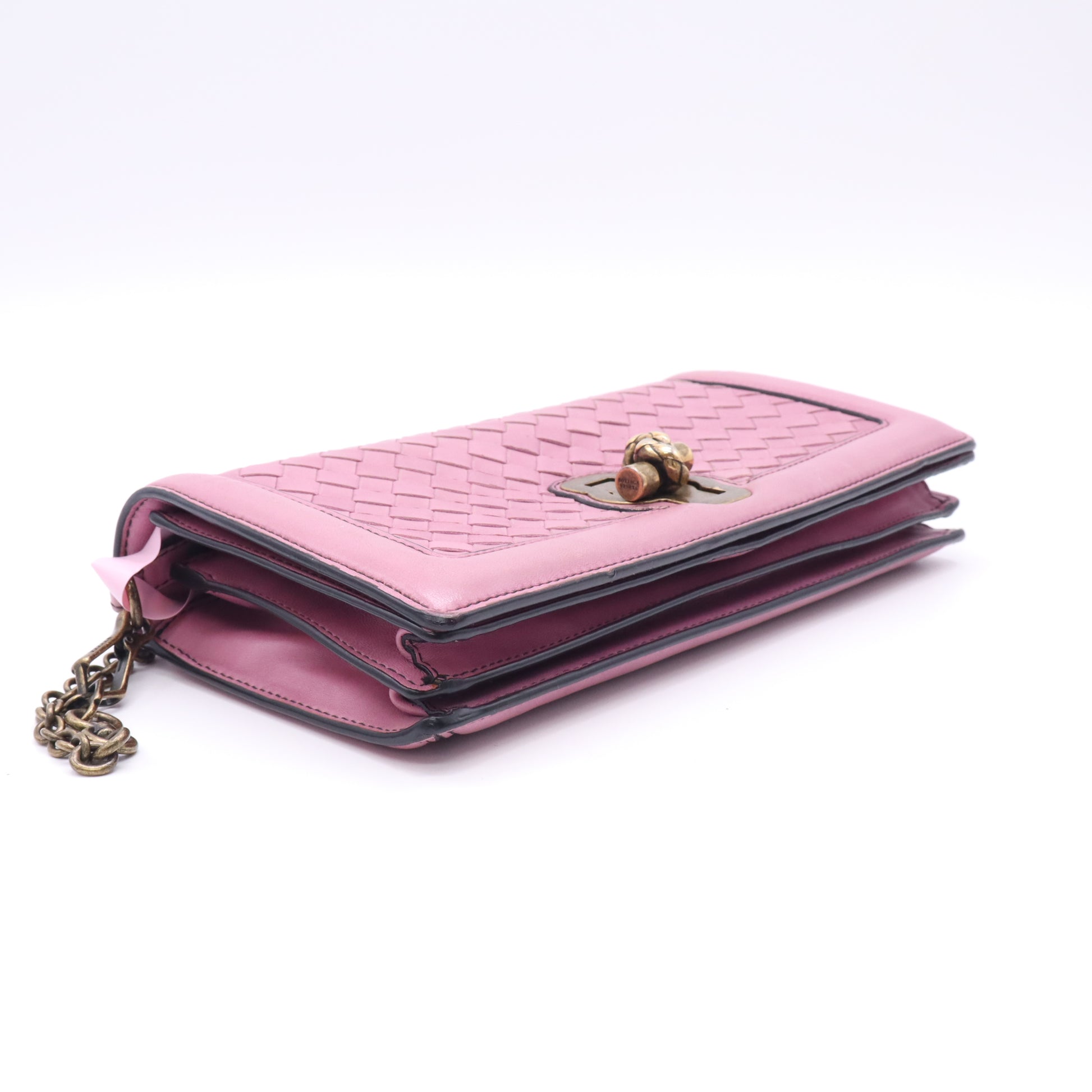 Bottega Olimpia Knot Flap Bag Intrecciato Twins LDJ5213