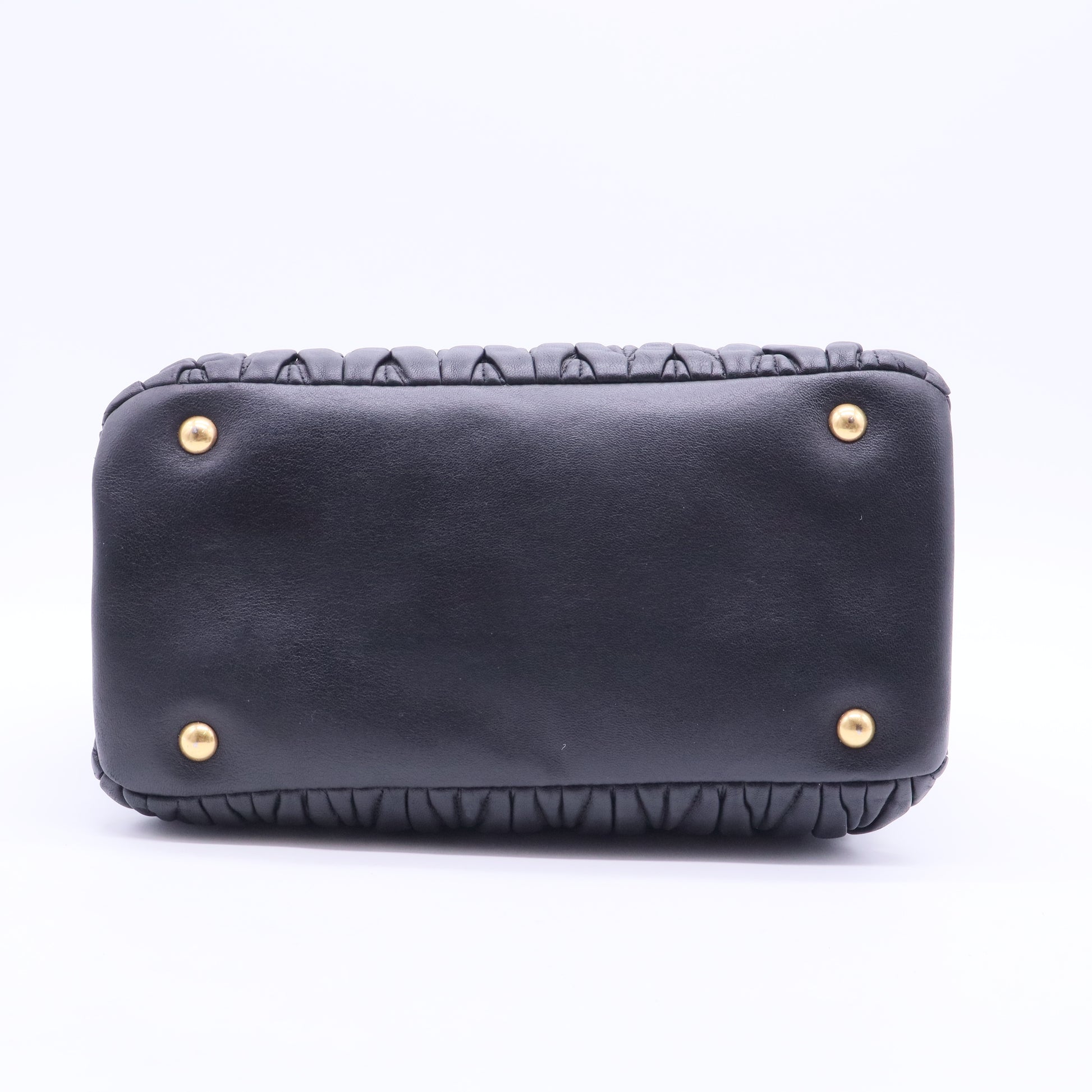 Nappa Matelasse Purse Bag in Black B12097