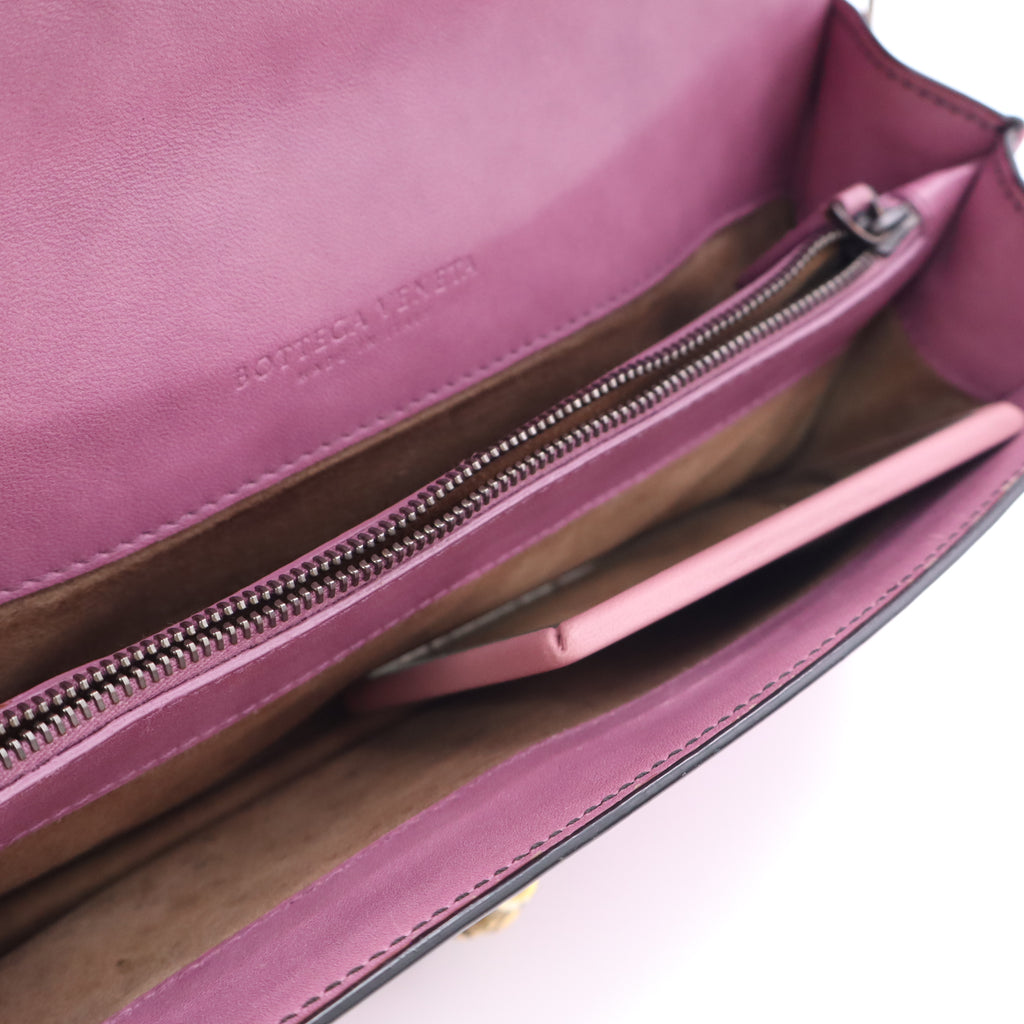 Bottega Olimpia Knot Flap Bag Intrecciato Twins LDJ5213