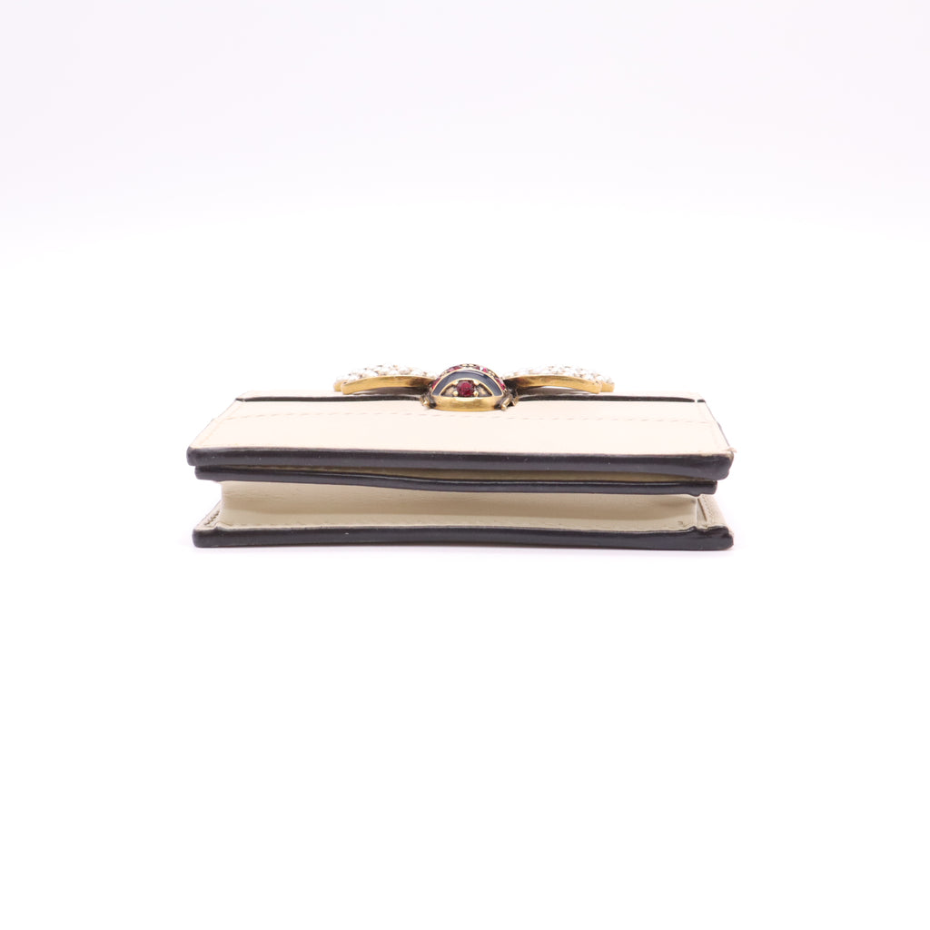 Gucci Queen Margaret Leather Card Case Wallet W22233