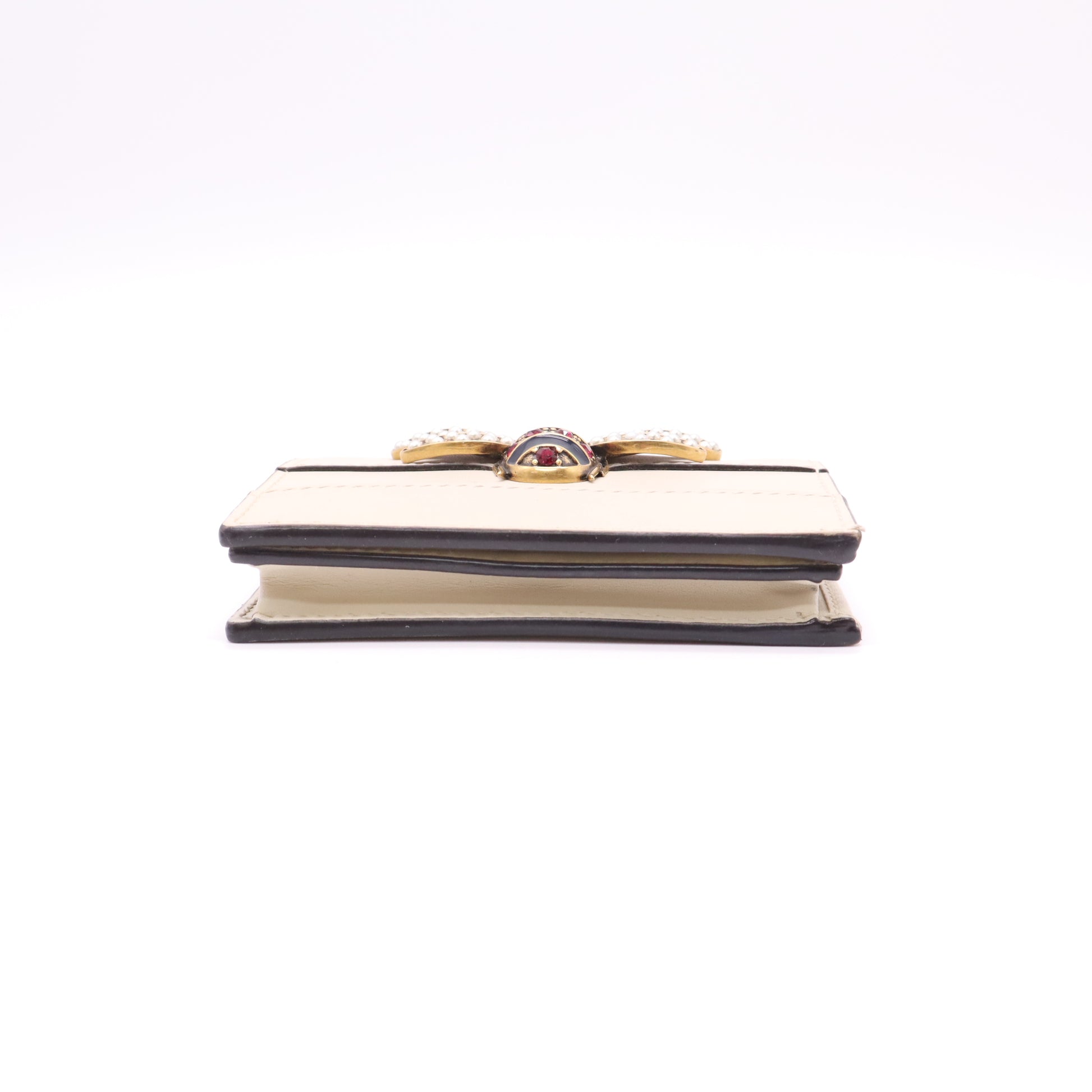 Gucci Queen Margaret Leather Card Case Wallet W22233