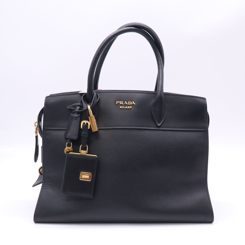 Esplanade Tote Saffiano with City Calf Medium Twins LDJ5219