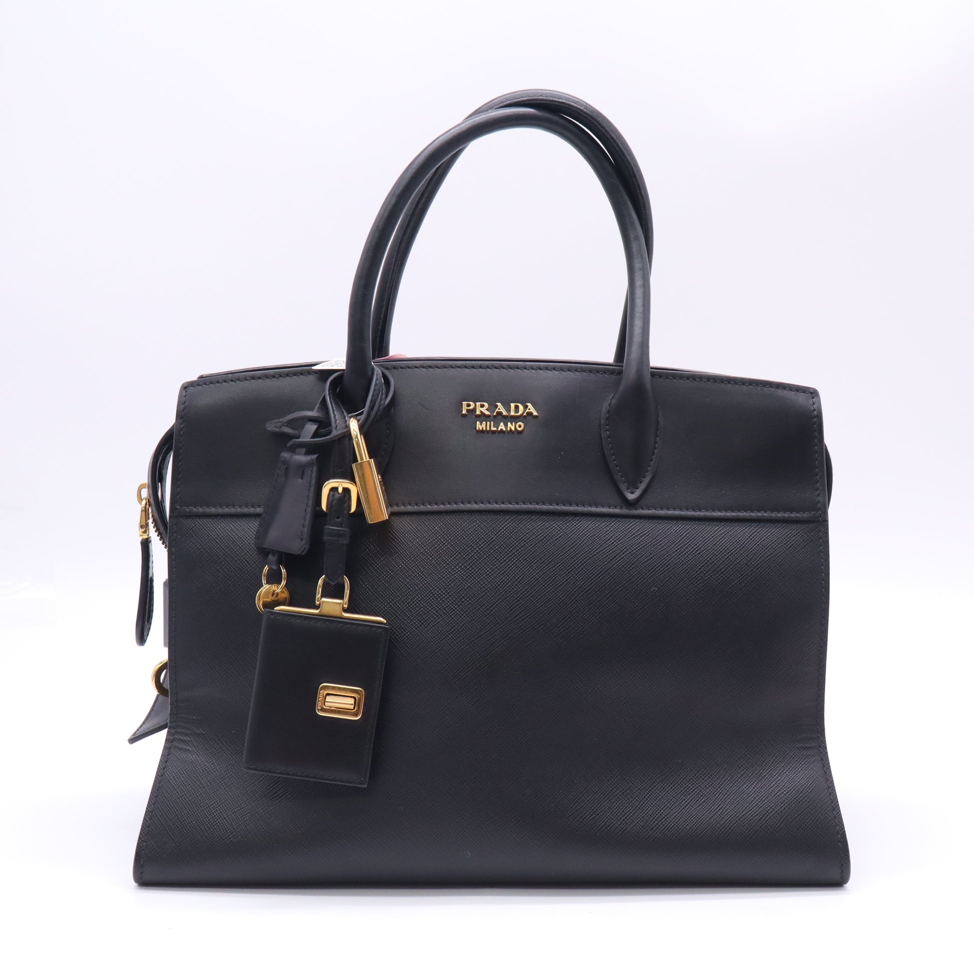 Esplanade Tote Saffiano with City Calf Medium Twins LDJ5219