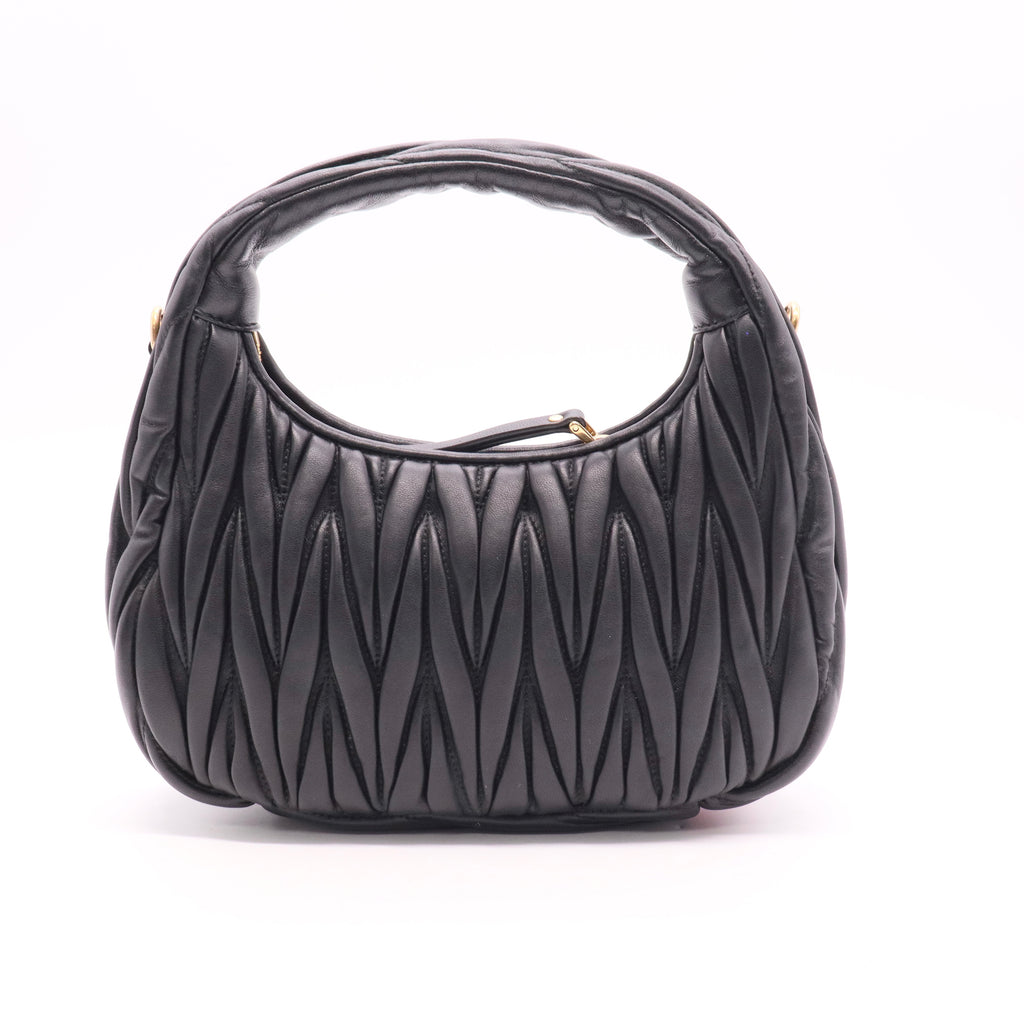 Wander Hobo Matelasse Leather Mini Twins