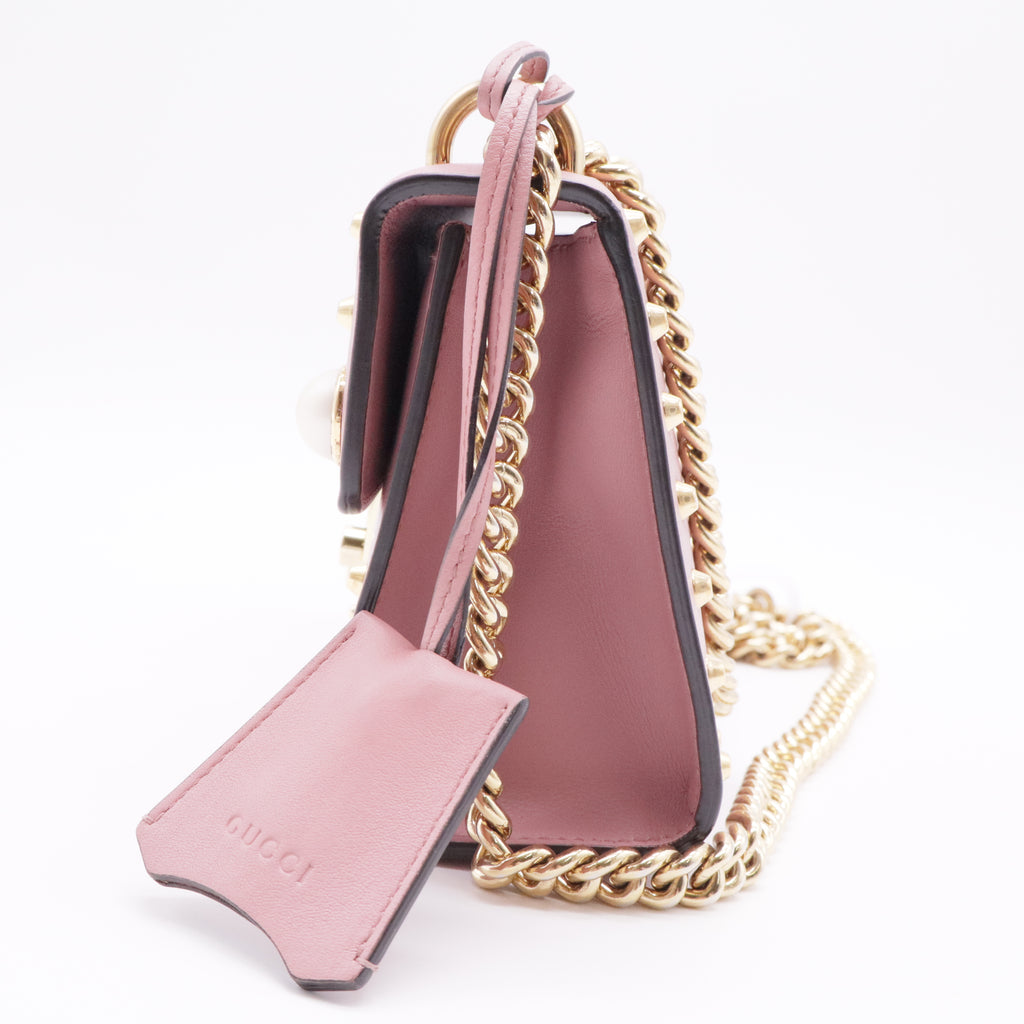 Faux Pearl Padlock Small