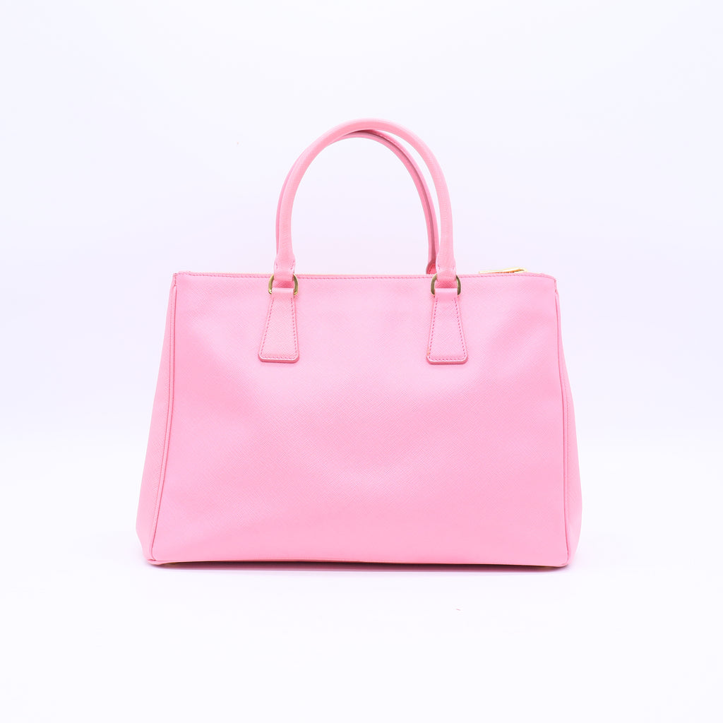 Lux Open Tote Saffiano Leather Medium Twins B21405