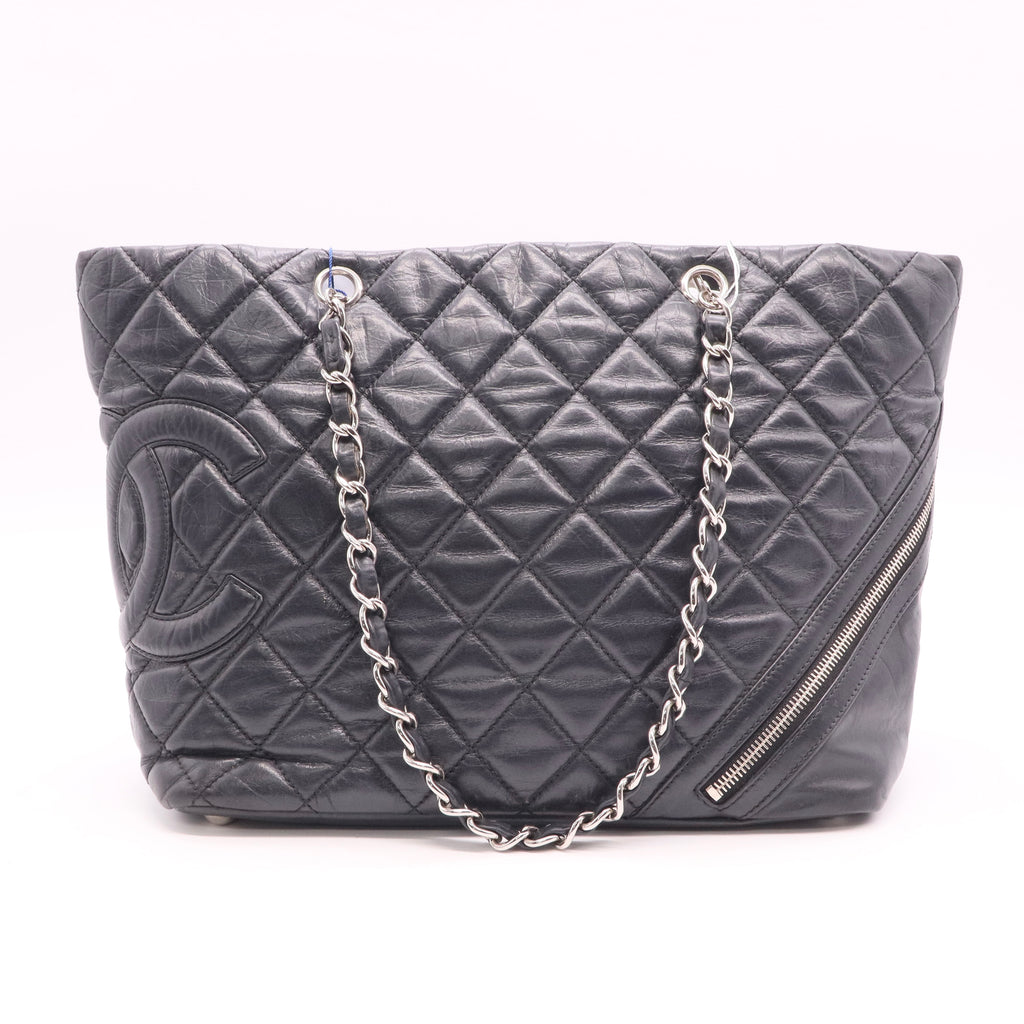 Cotton Club Tote Quilted Aged Calfskin Large Twins