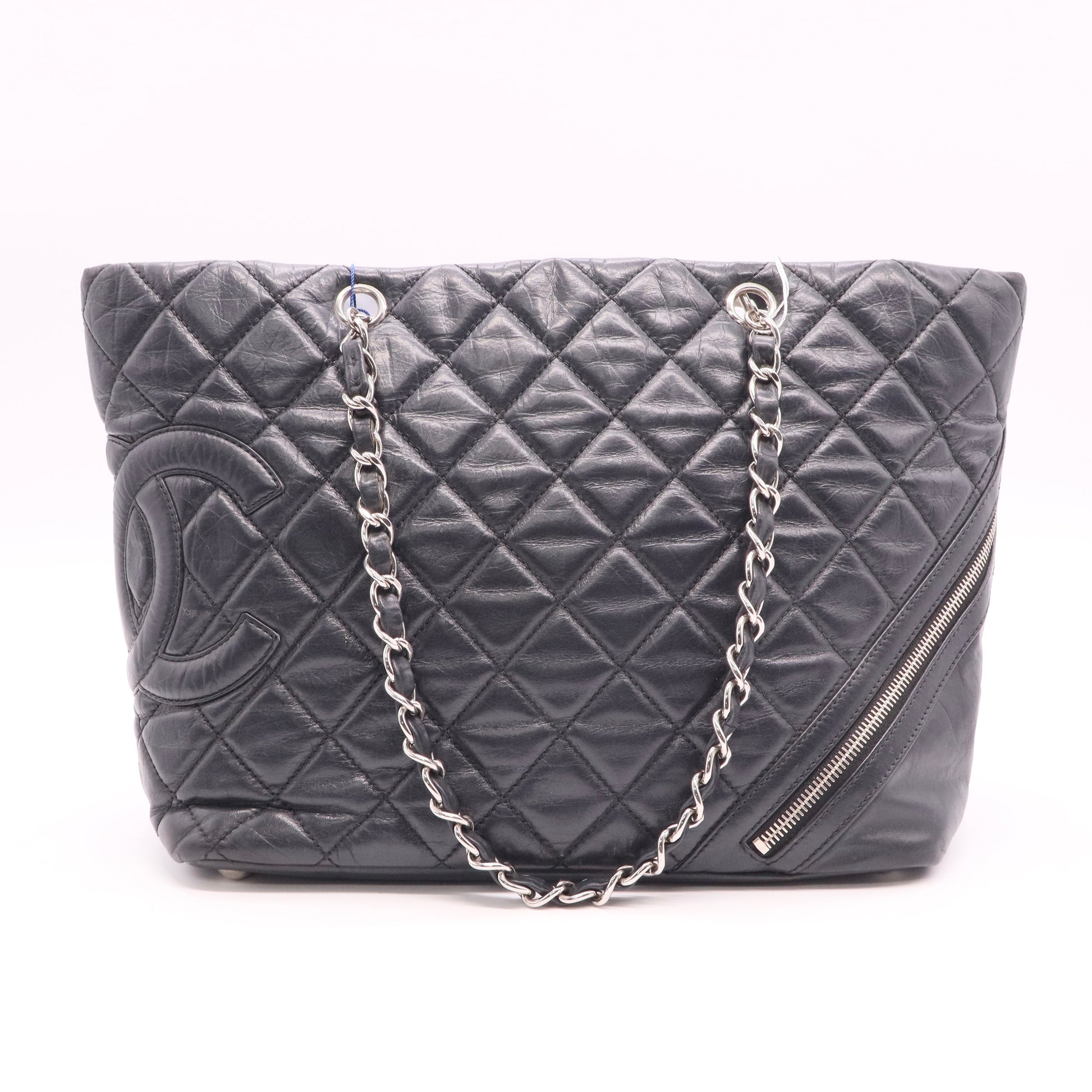 Cotton Club Tote Quilted Aged Calfskin Large Twins