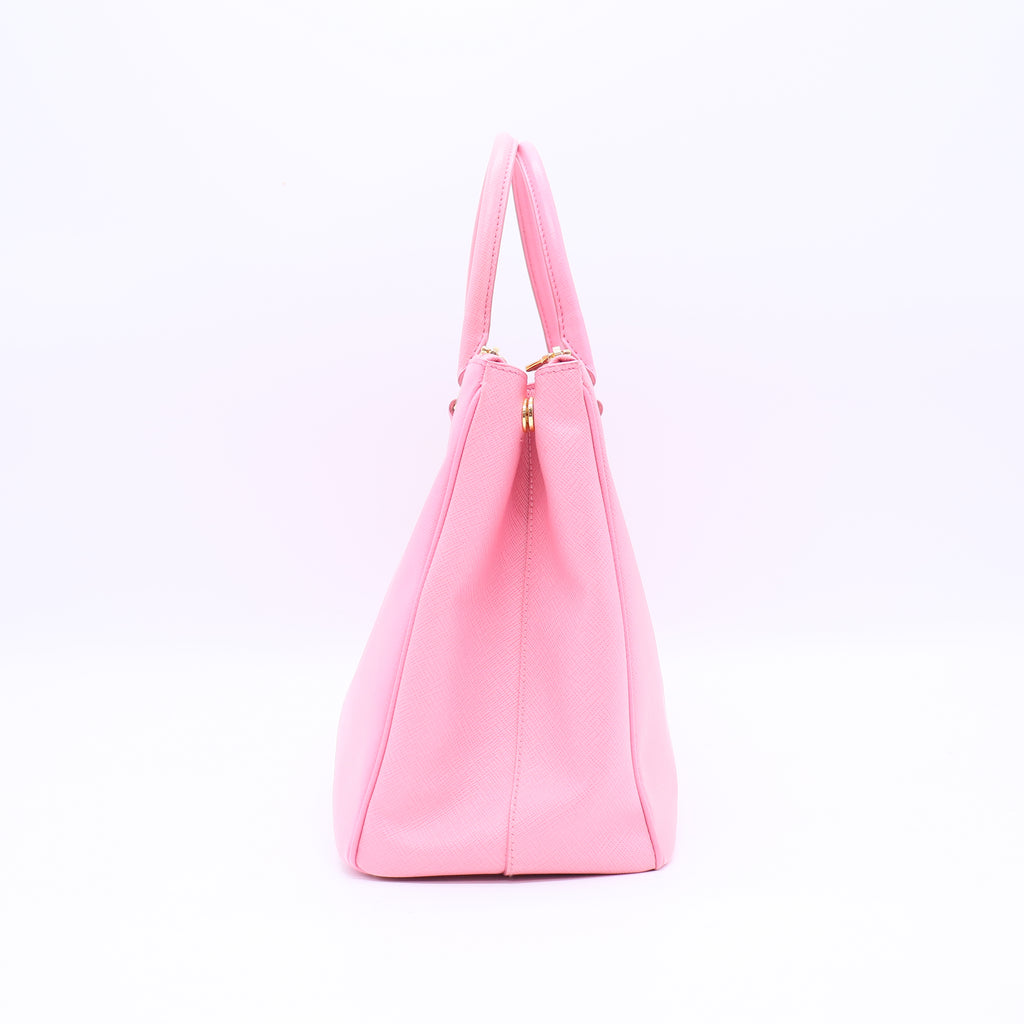 Lux Open Tote Saffiano Leather Medium Twins B21405