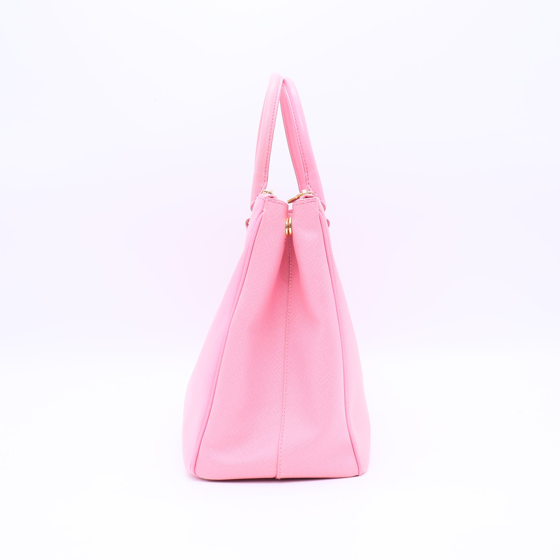 Lux Open Tote Saffiano Leather Medium Twins B21405
