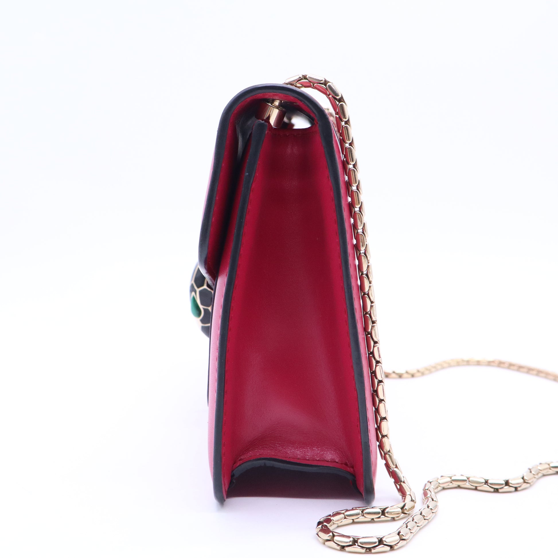 Bulgari Calfskin Serpenti Forever Crossbody Bag Pink B21534