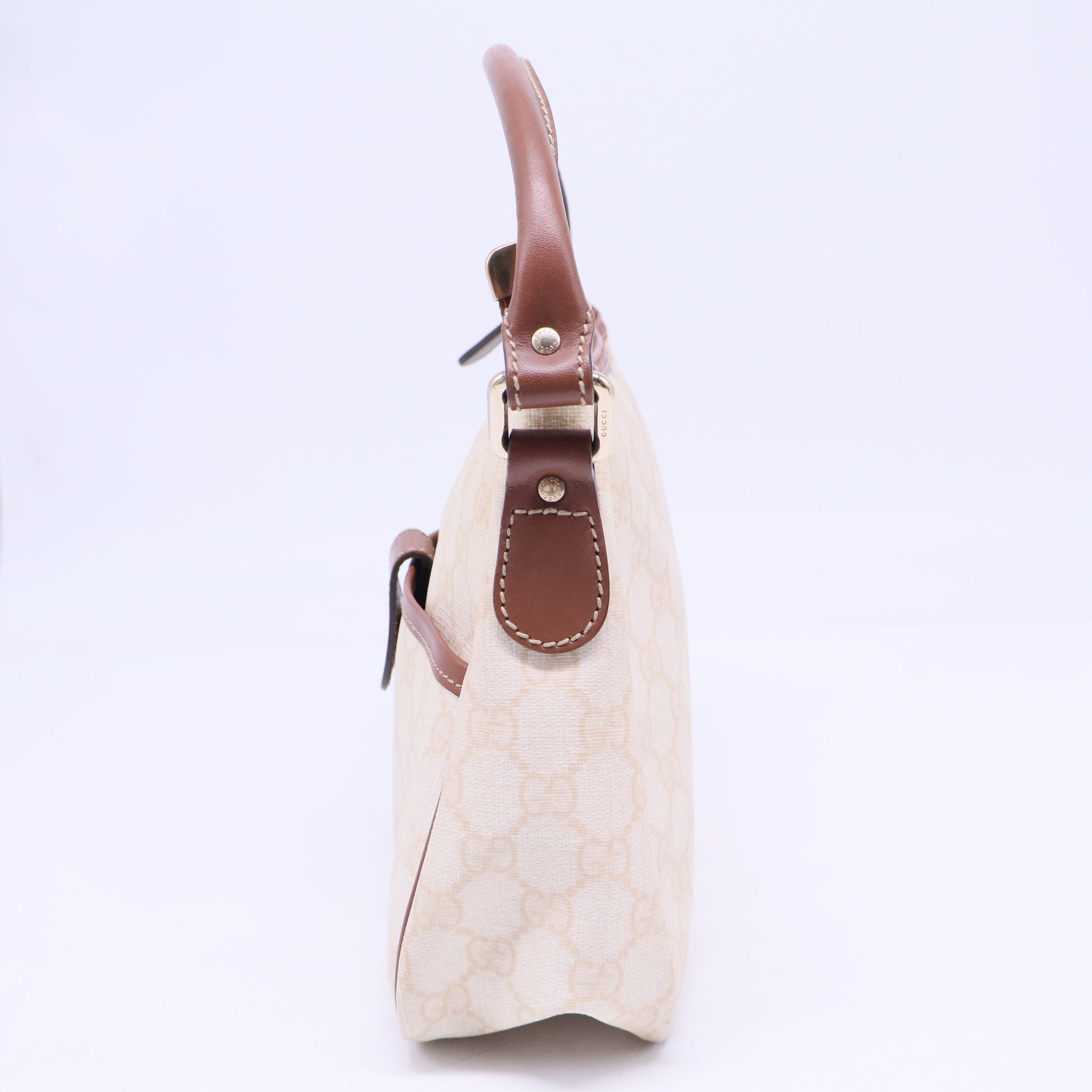 Gucci White GG Supreme Handbag B20310
