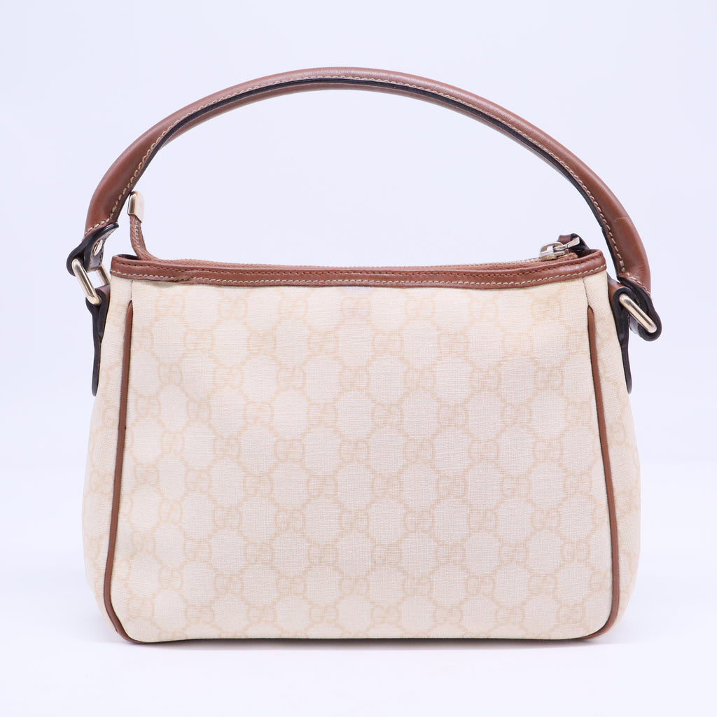 Gucci White GG Supreme Handbag B20310