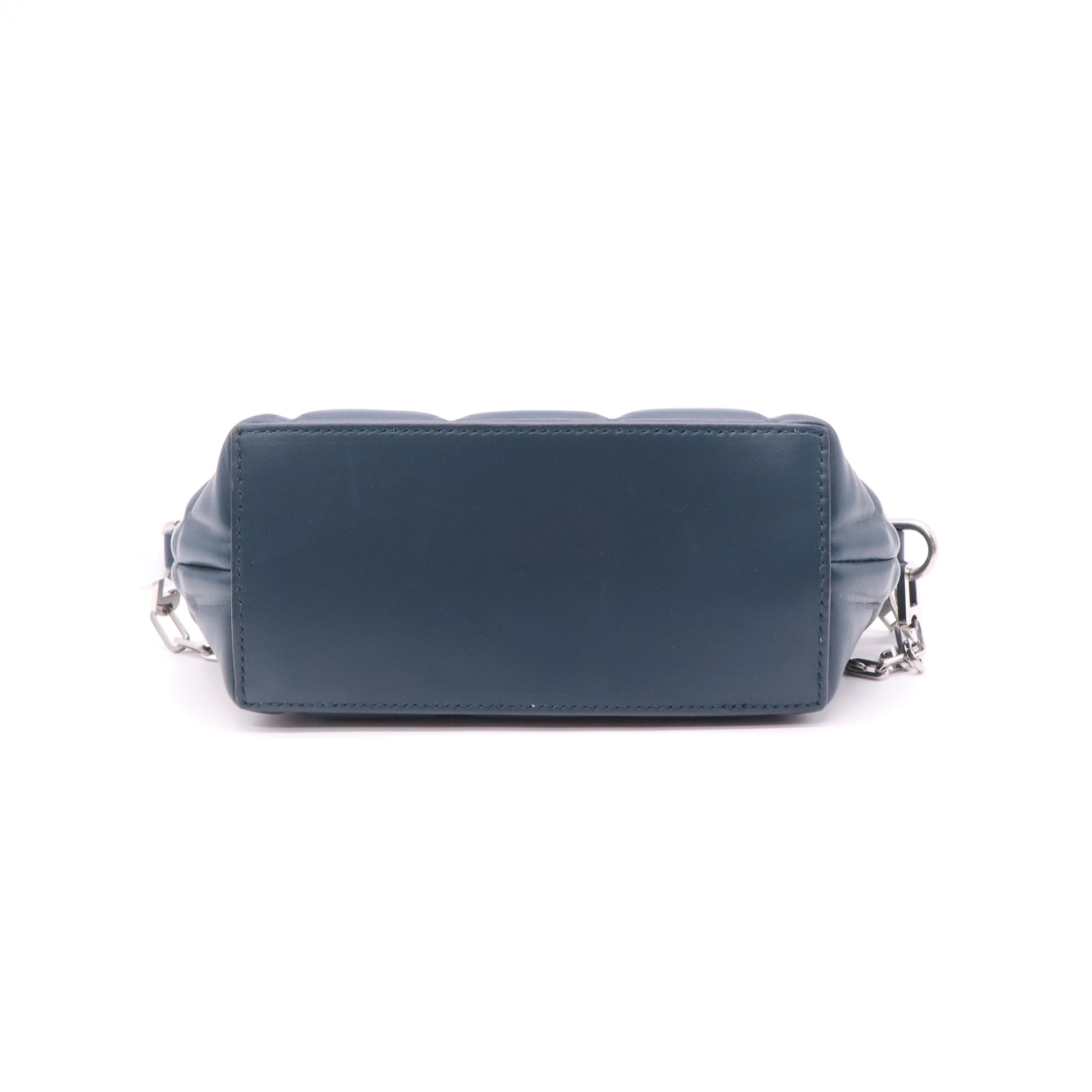 Bottega Veneta Mini Padded Nappa Half Moon Chain Crossbody Bag B22865