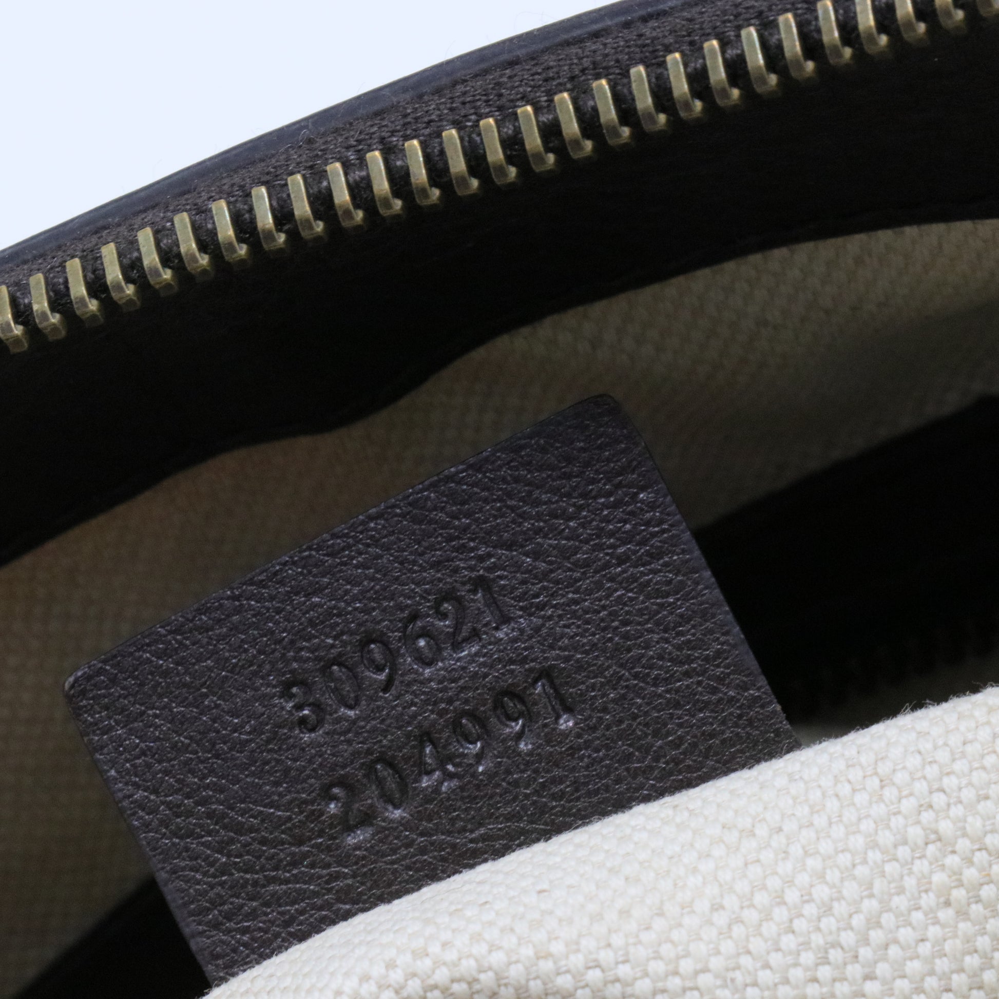 Monogram Web Medium Rania Top Handle Bag Brown