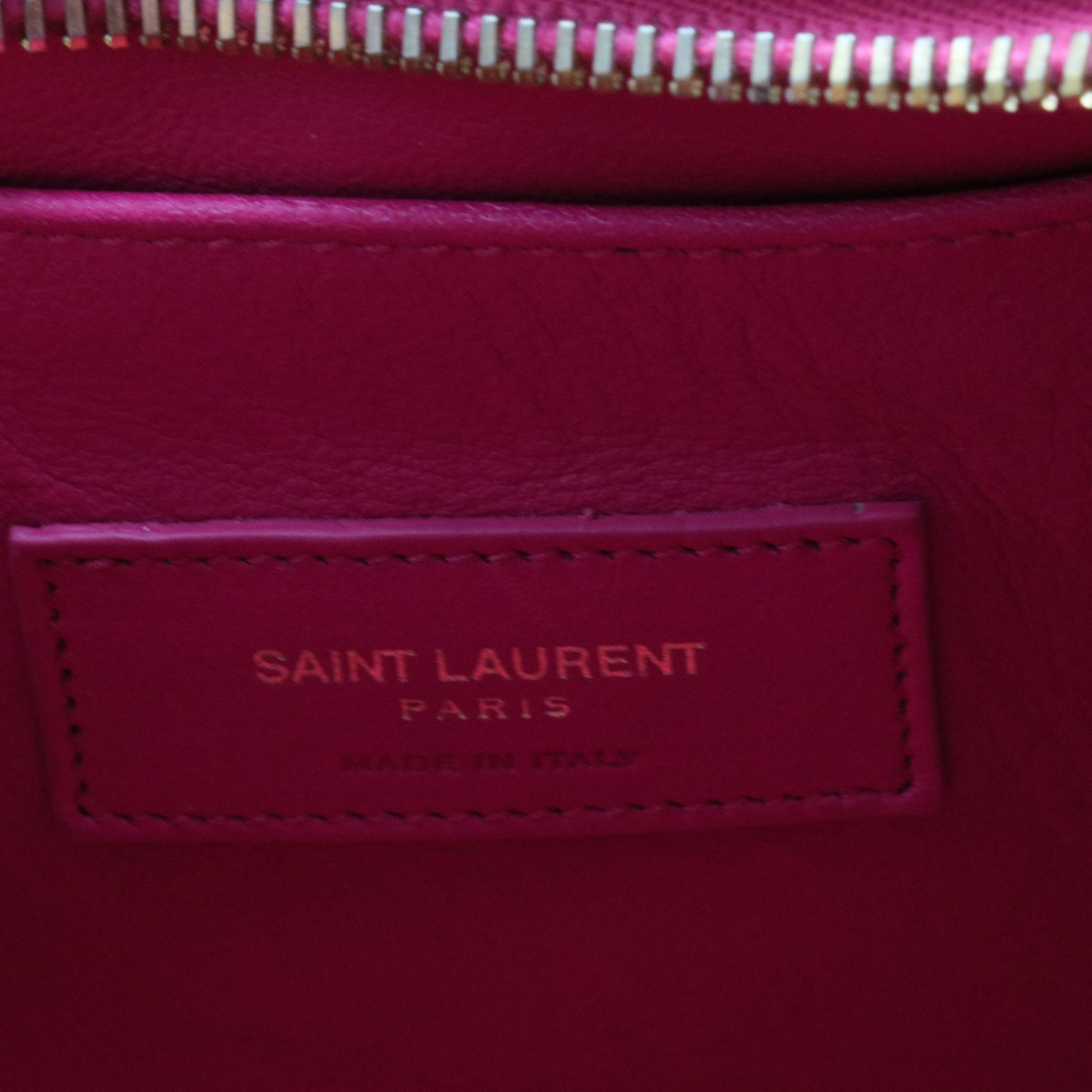 Classic Y Cabas Leather Small
