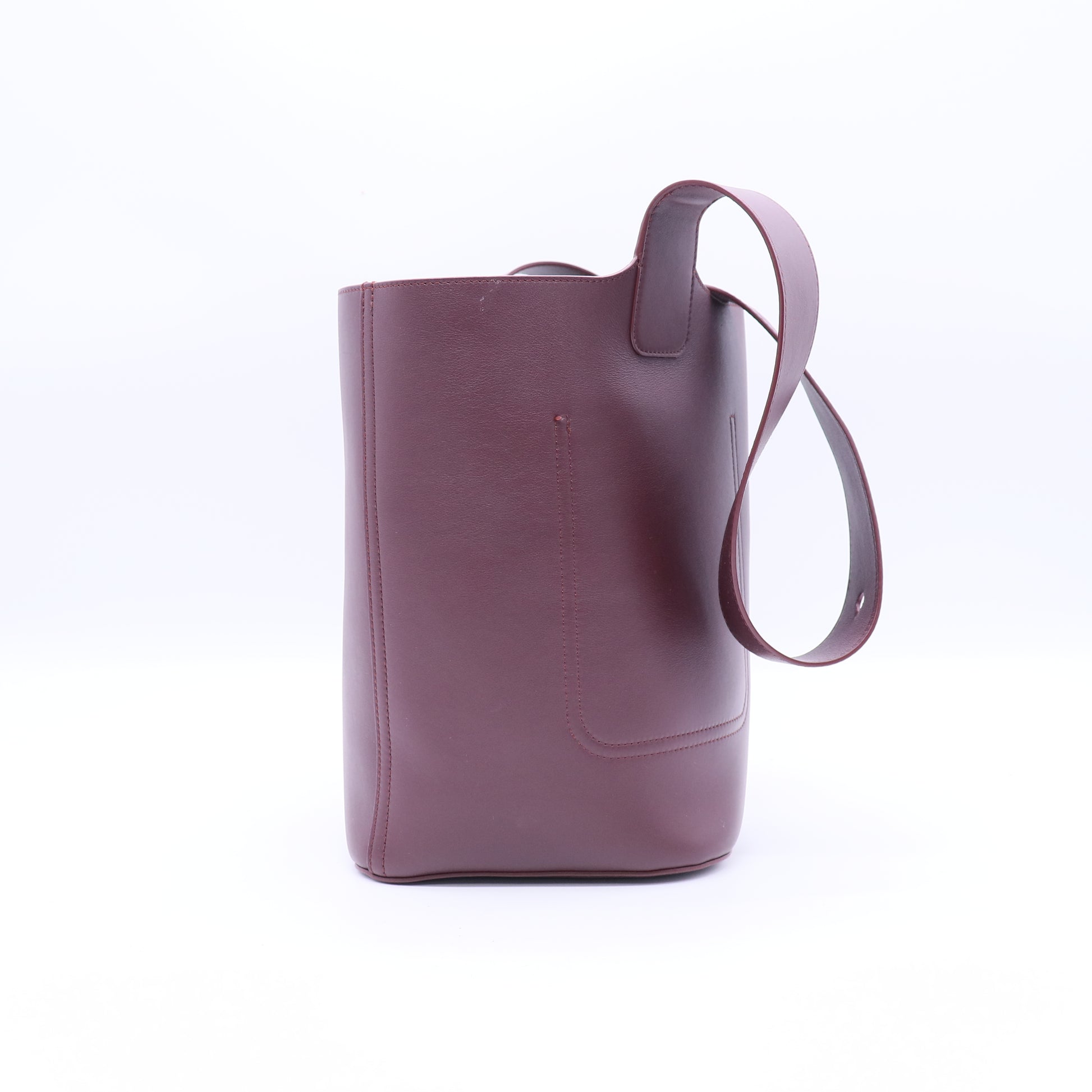 Pebble Bucket Bag Leather Twins LDJ3784